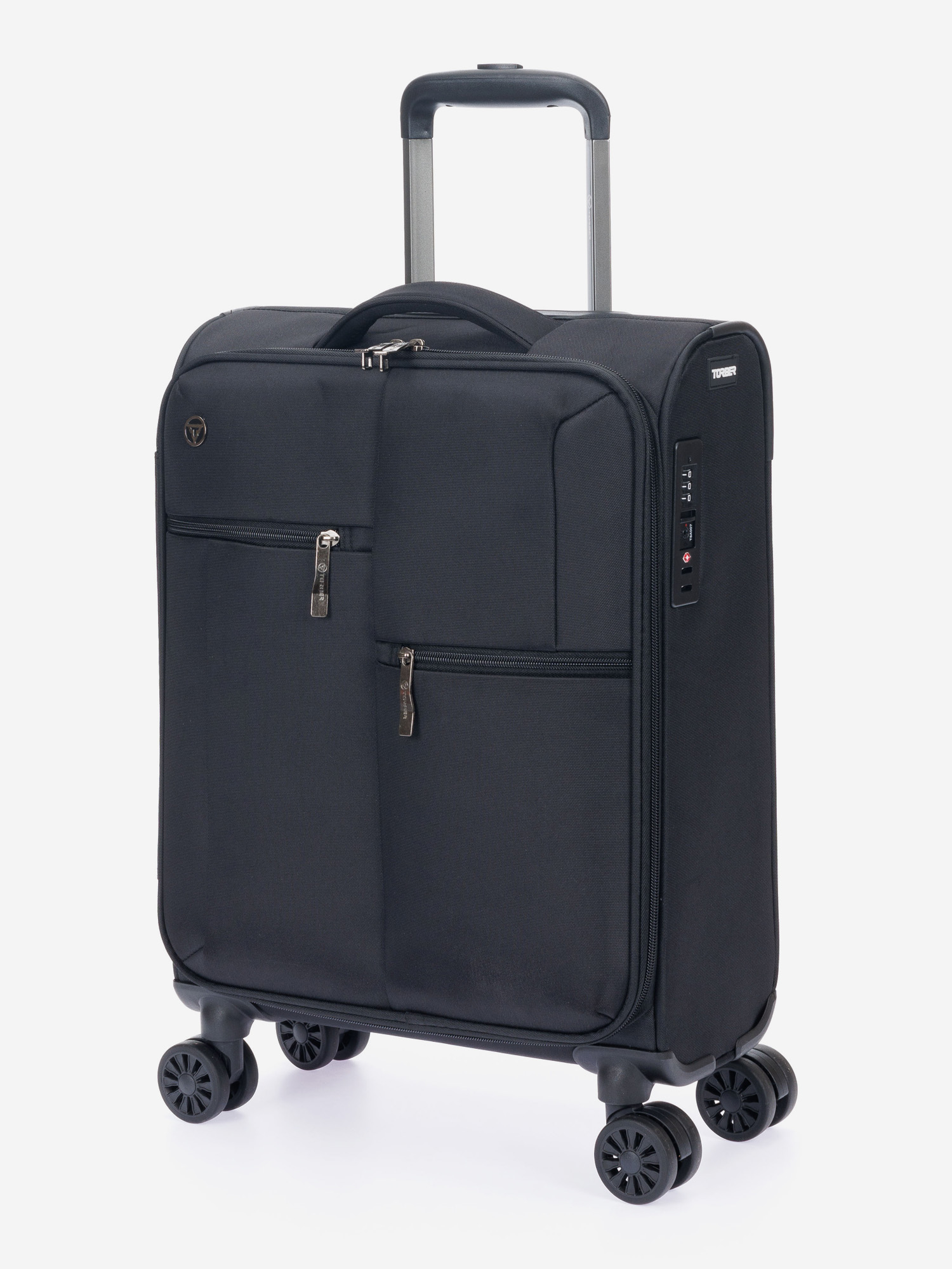 Изображение товара Чемодан на колесах для ручной клади TORBER Seyd модель T2021S-Black