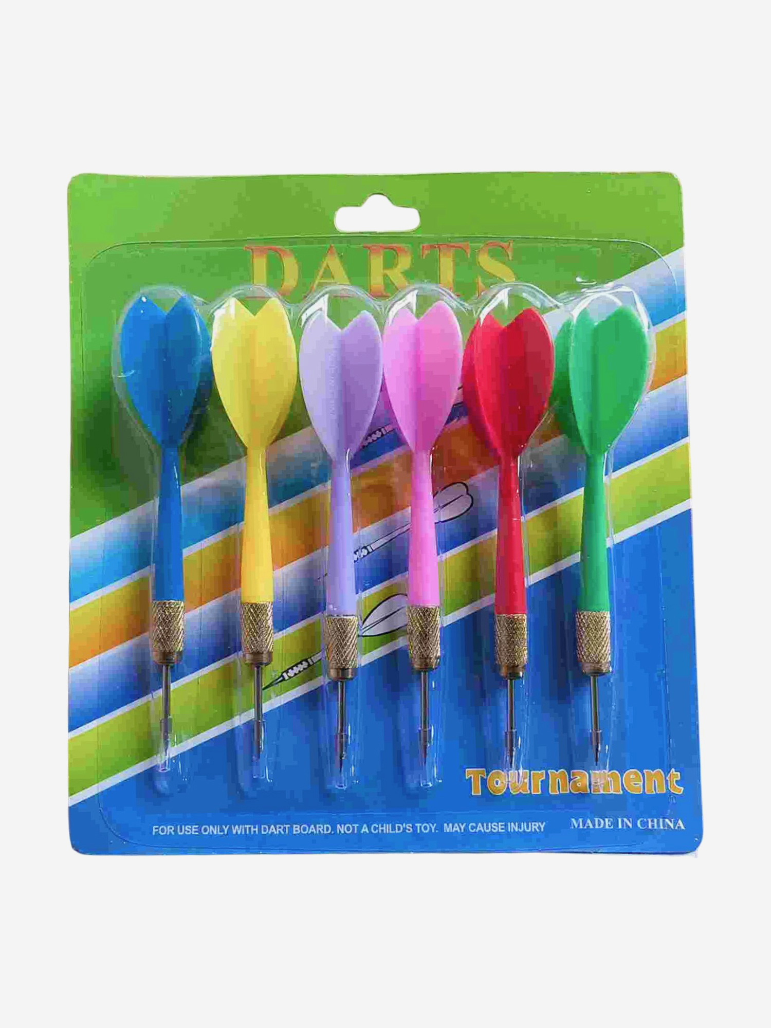 Изображение товара Дротики для дартса DFC DAR2016, набор 6 штук, латунь и металл, дети и взрослые