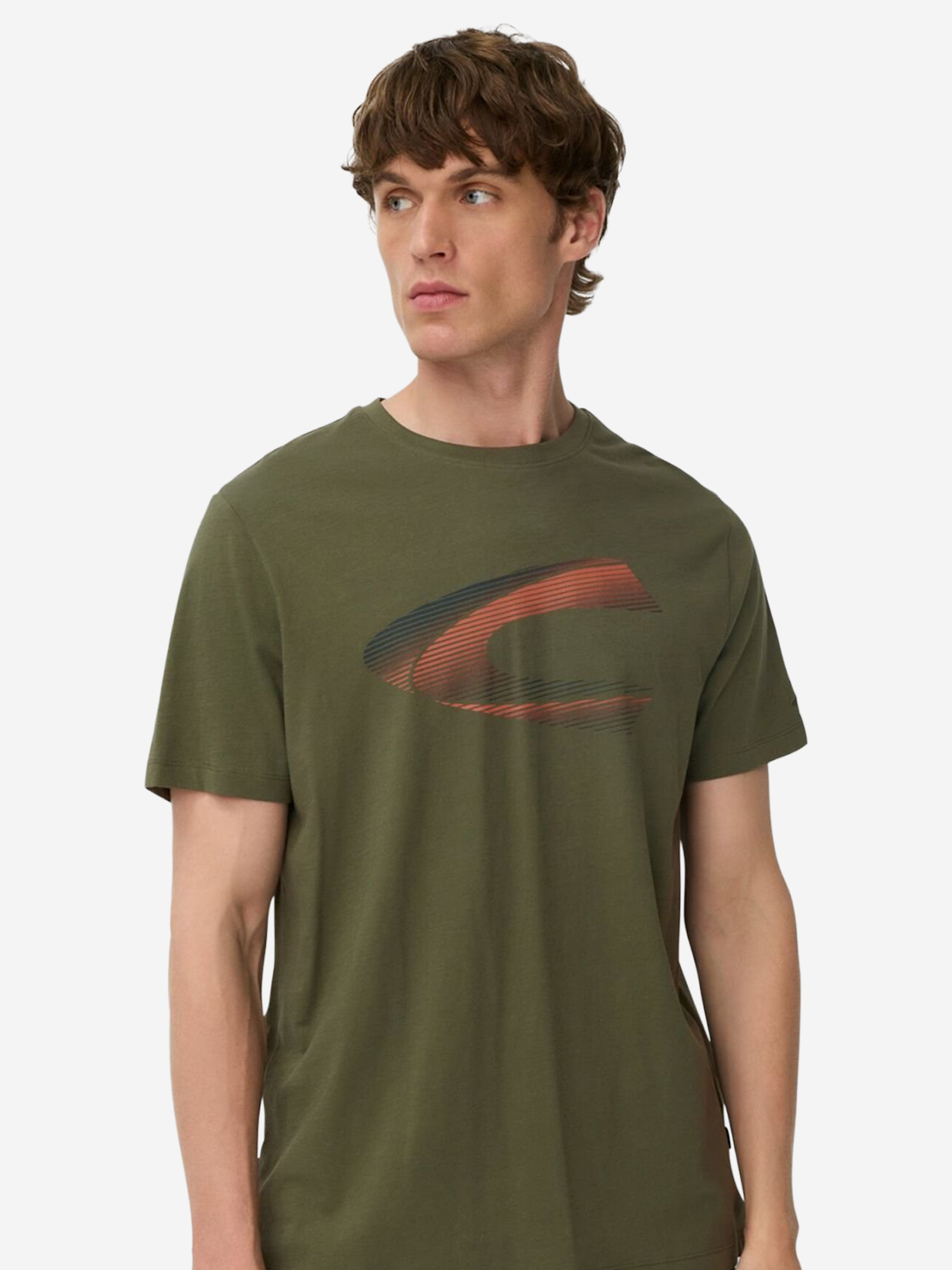 Изображение товара Мужская футболка Camel Active T-Shirt 1/2 зеленая для путешествий