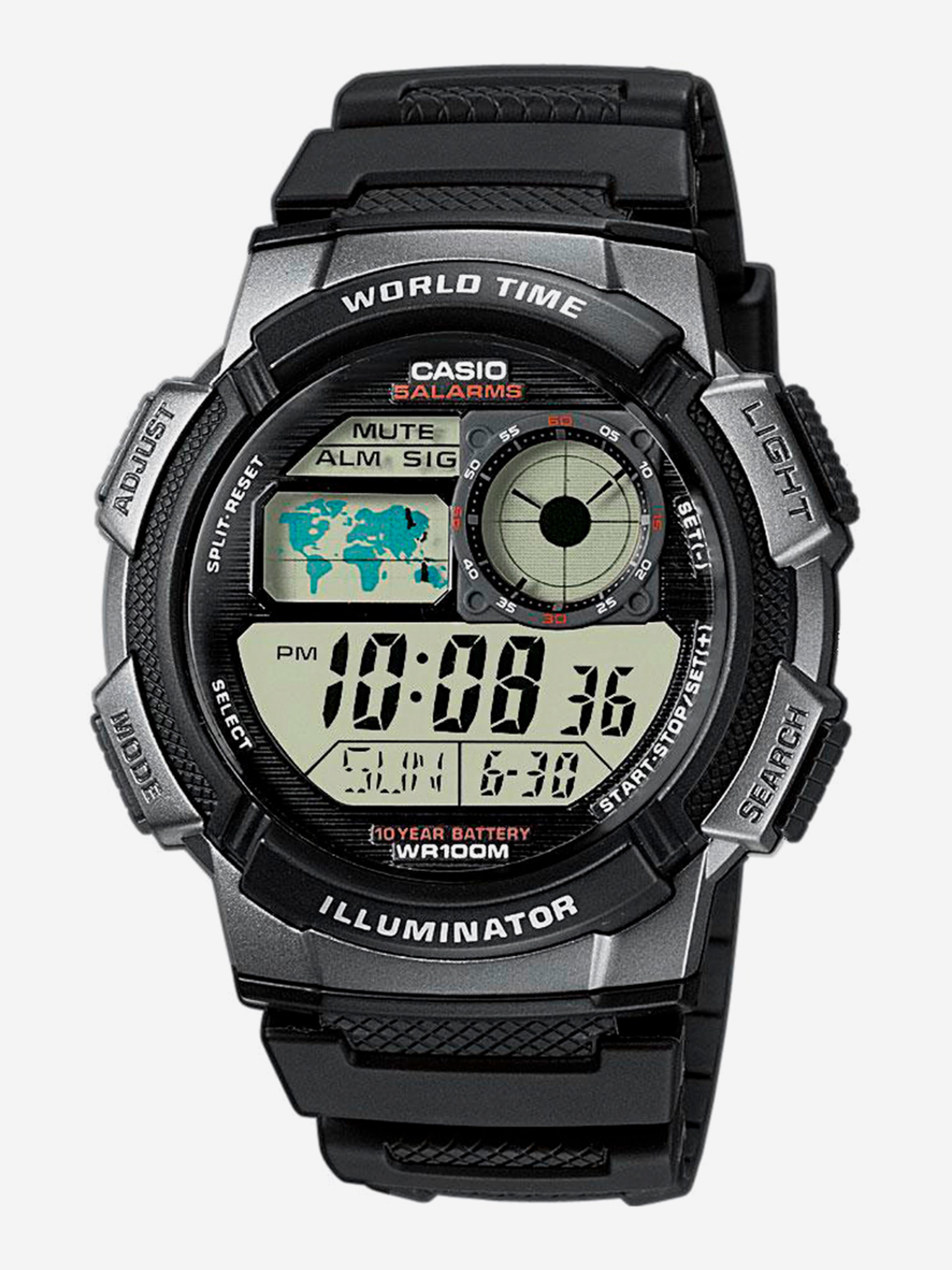 

Наручные часы Casio AE-1000W-1B, Черный
