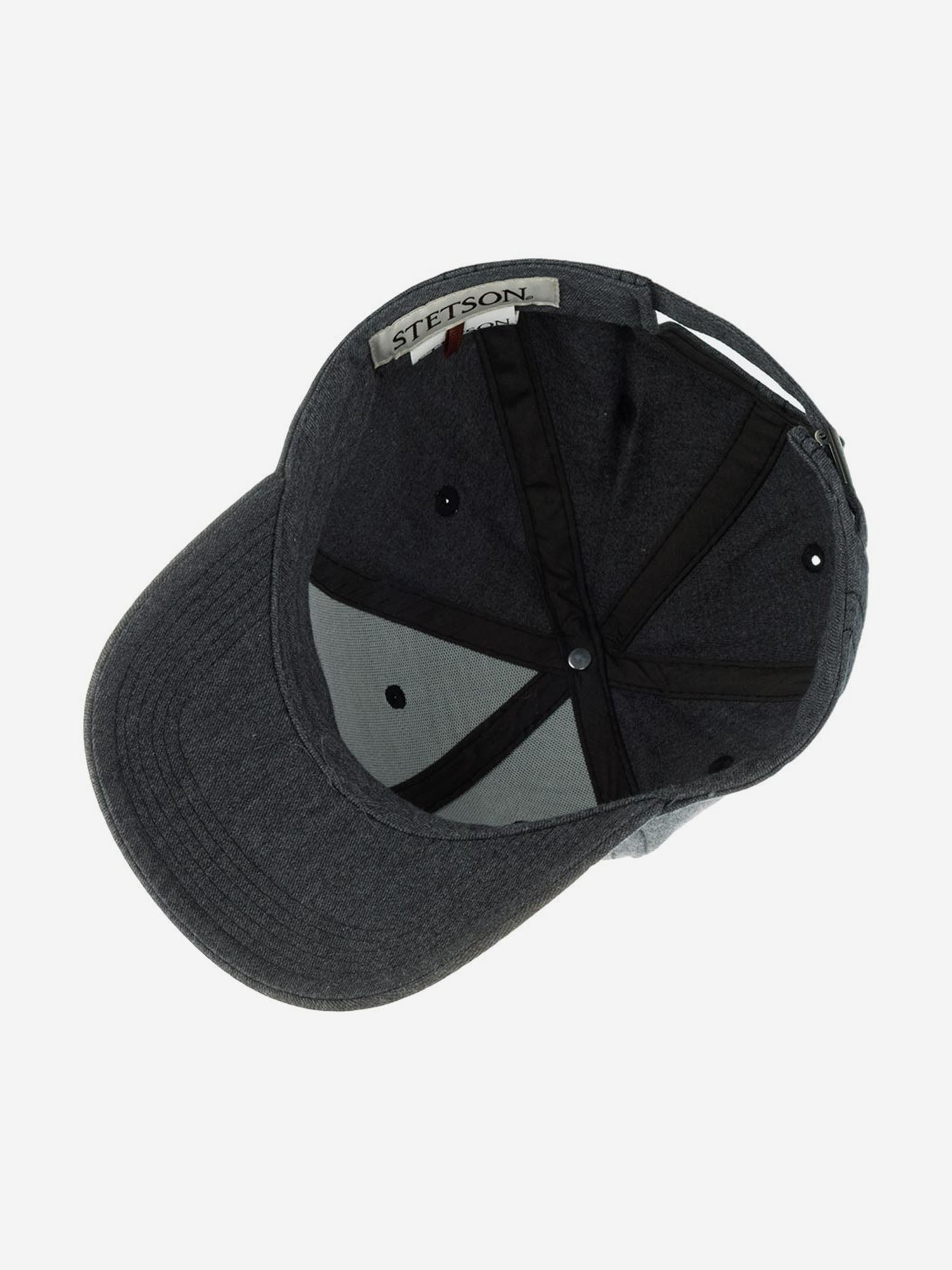 Бейсболка STETSON 7721141 BASEBALL CAP COTTON MELANGE (серый), Серый 02-762XDOXS9Z-05, размер Без размера - фото 4