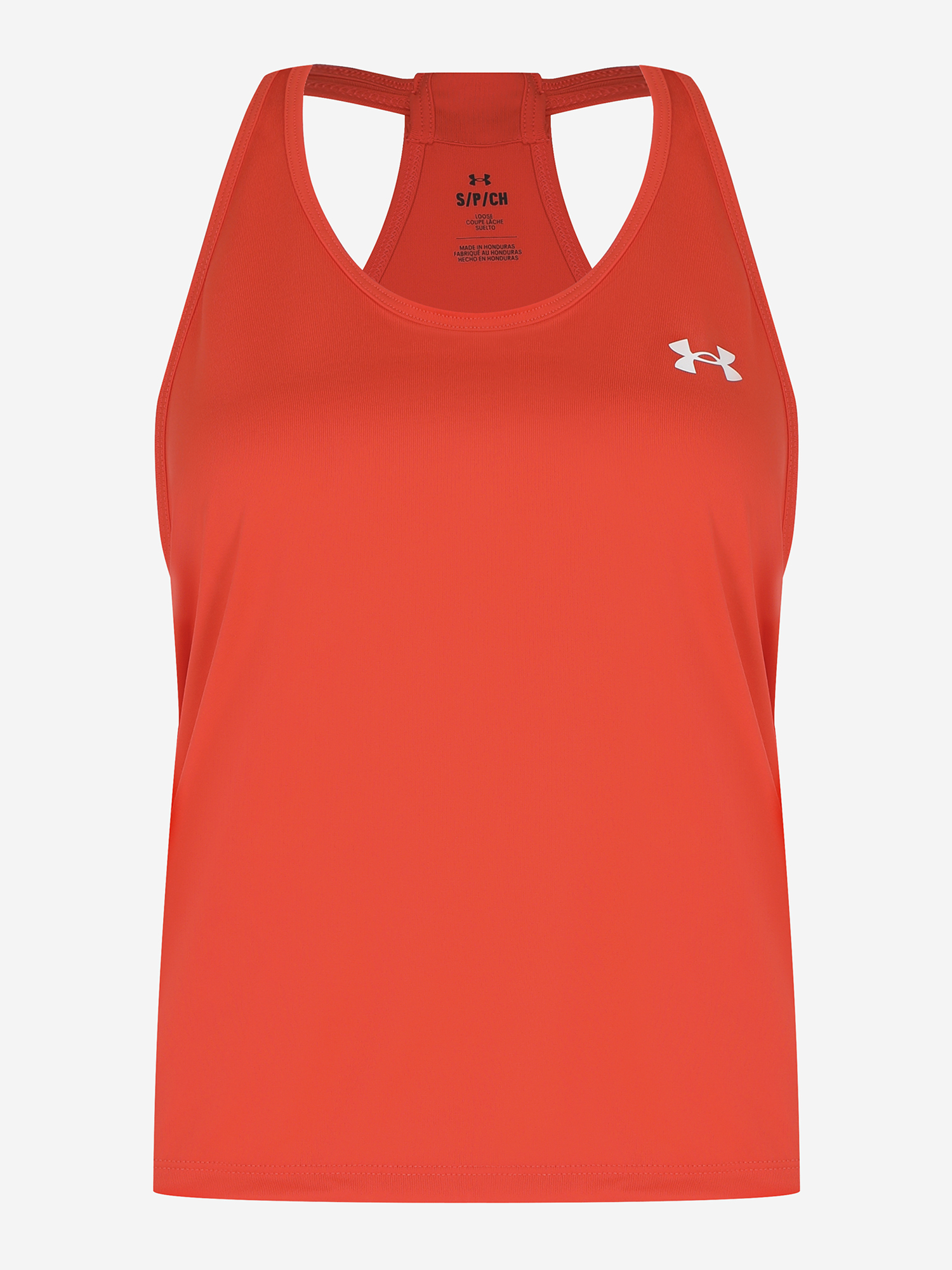 фото Майка женская under armour tech swing tank, оранжевый