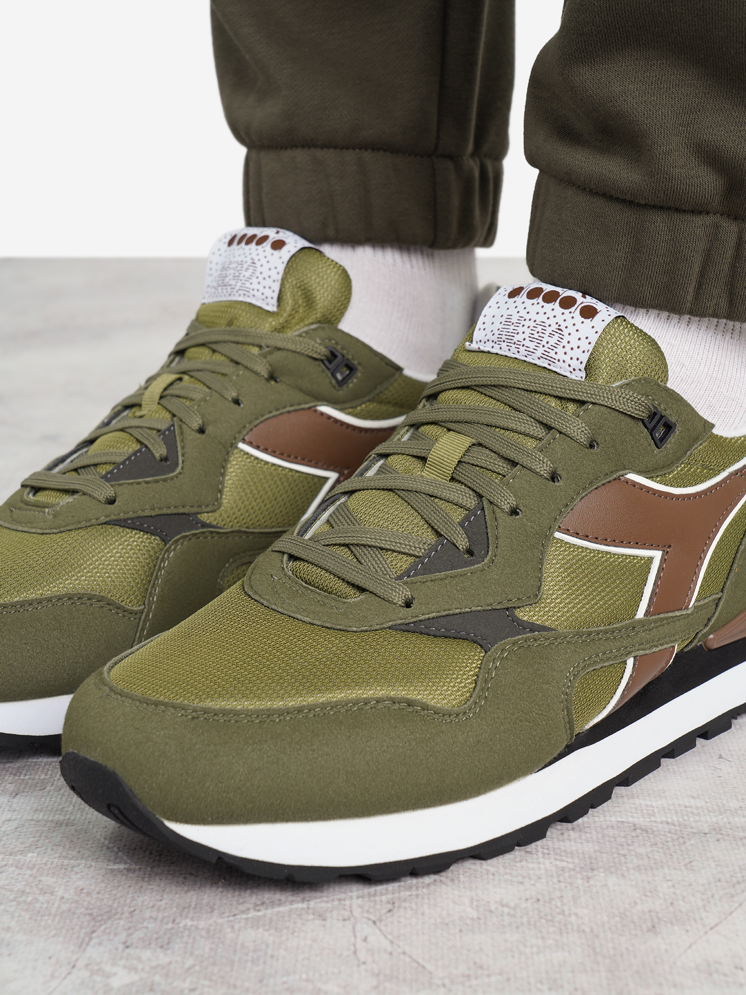 фото Кроссовки мужские diadora n.92, зеленый