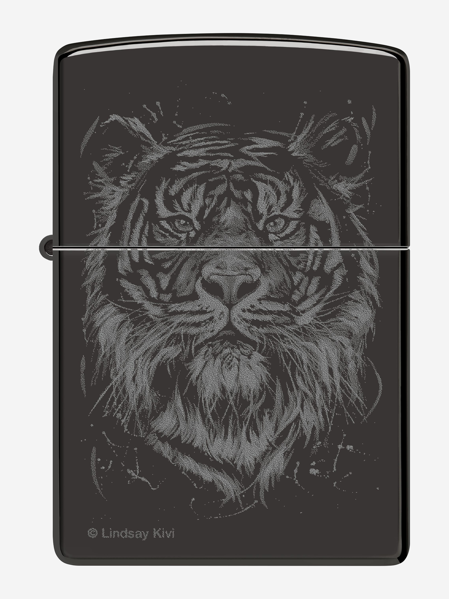 

Зажигалка бензиновая ZIPPO 48935 Big Cat, Черный