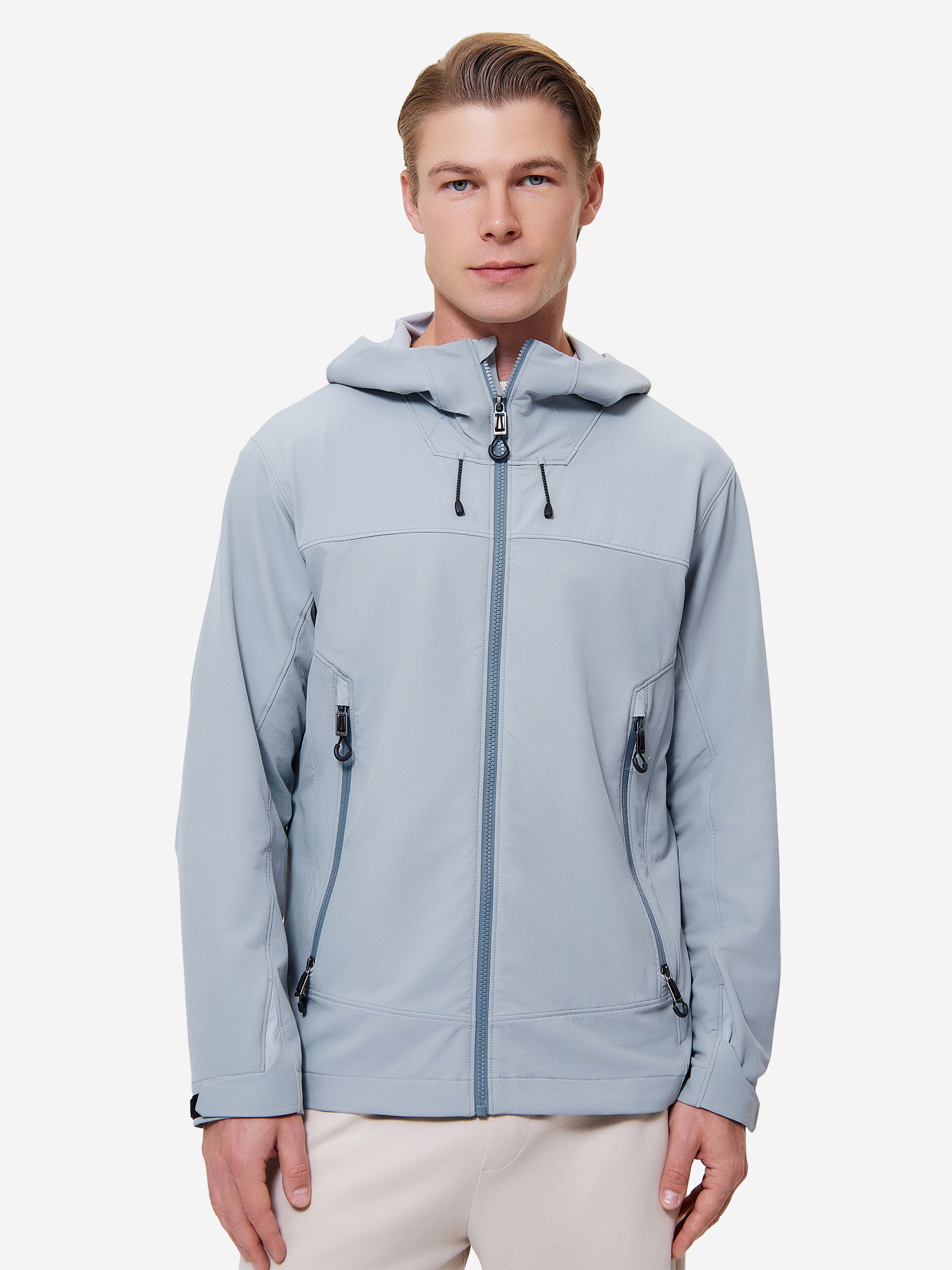 Изображение товара Куртка мужская NORPPA Aktash голубая демисезонная для путешествий