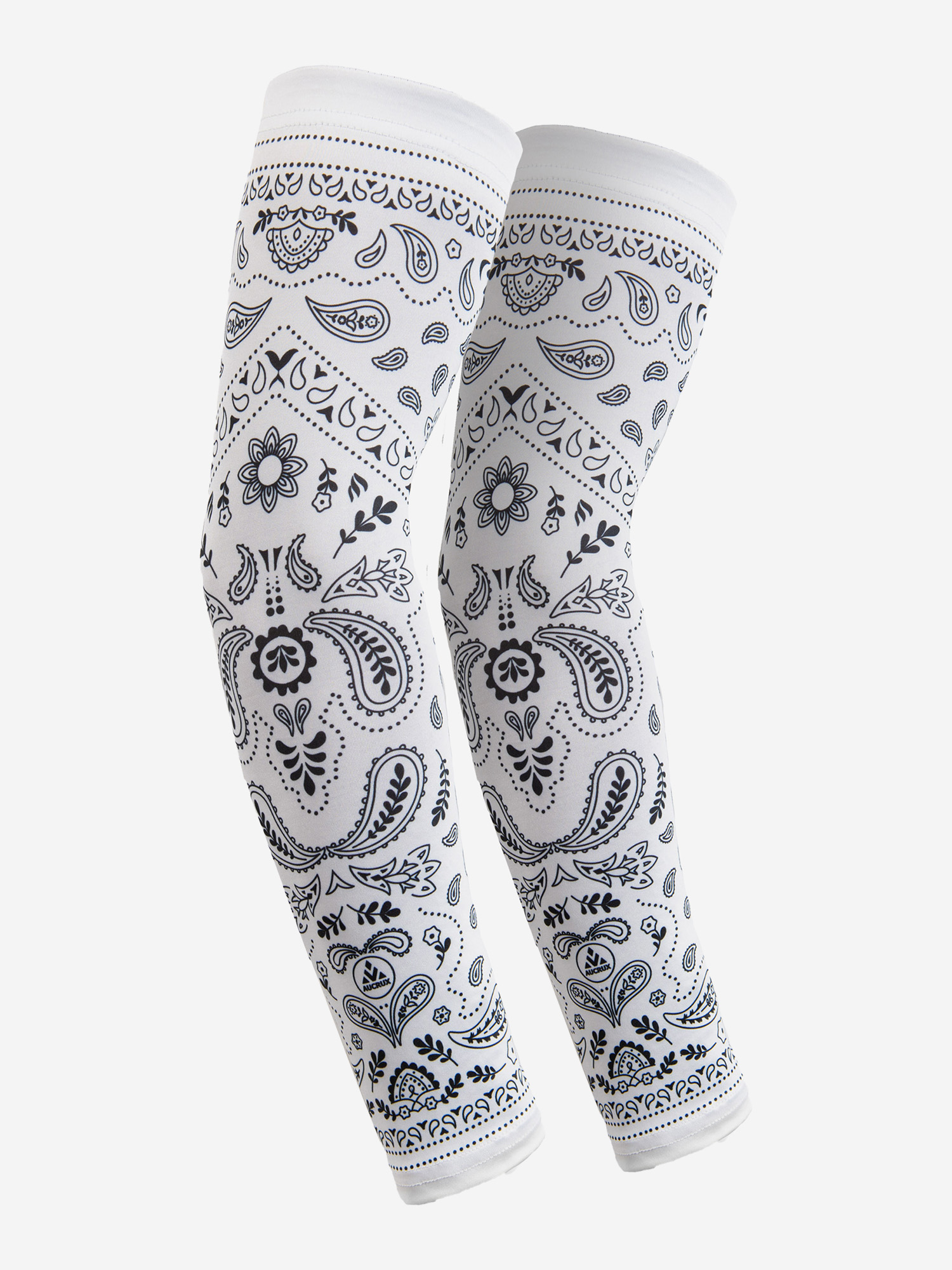 Изображение товара Рукава AUCRUX SLEEVES для спорта компрессионные универсальные черный белый