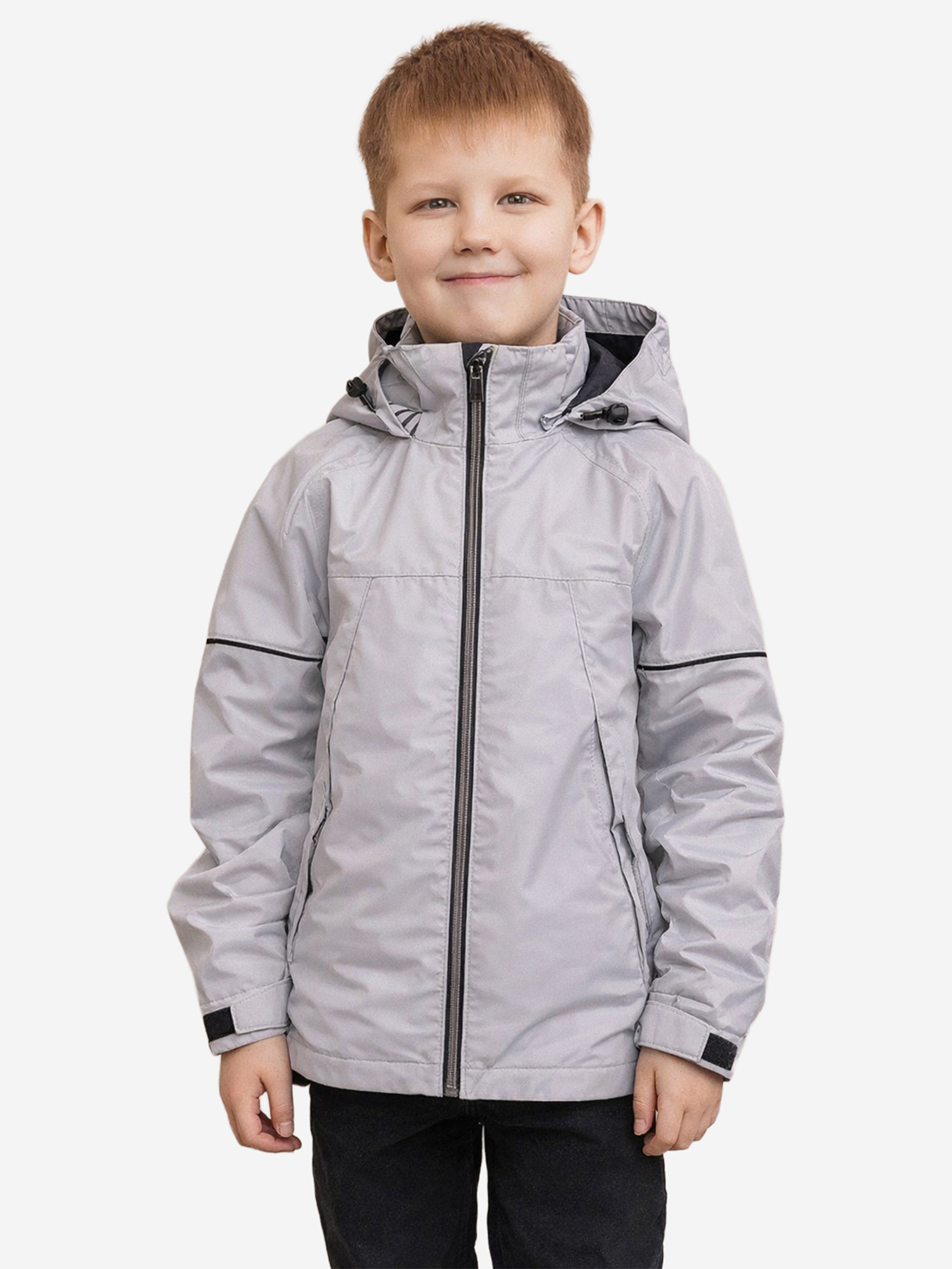 Изображение товара Ветровка для мальчика batik Айк серебристо-бежевый, Серебристо-бежевый