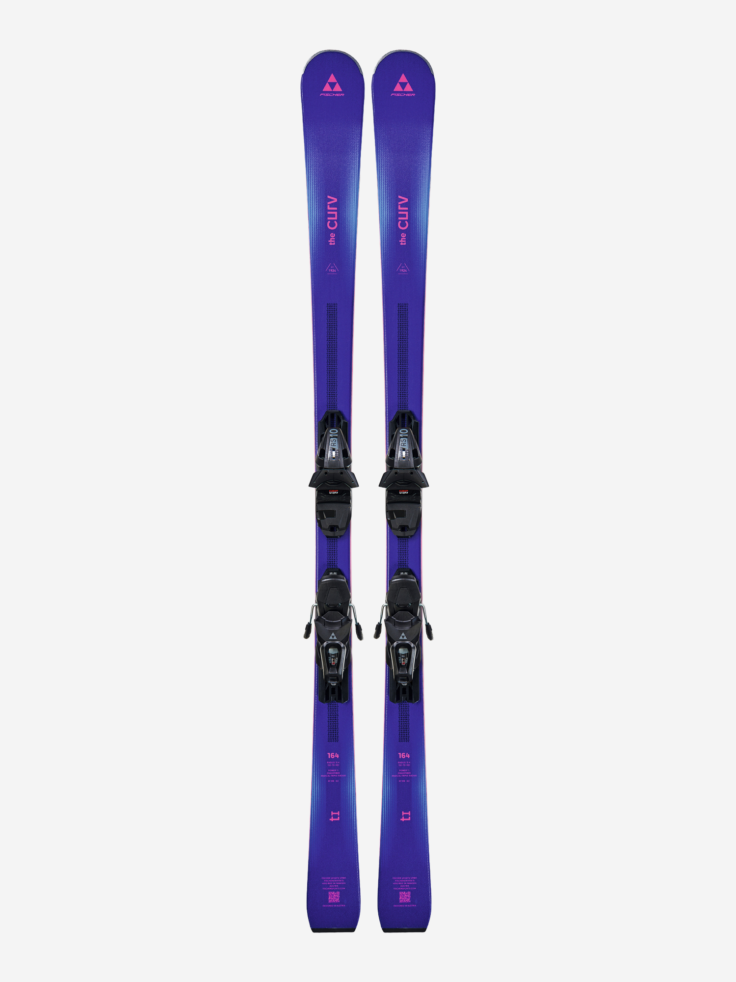 Горные лыжи Fischer The Curv TI Twin Powerrail + крепления RS10 PR, Мультицвет
