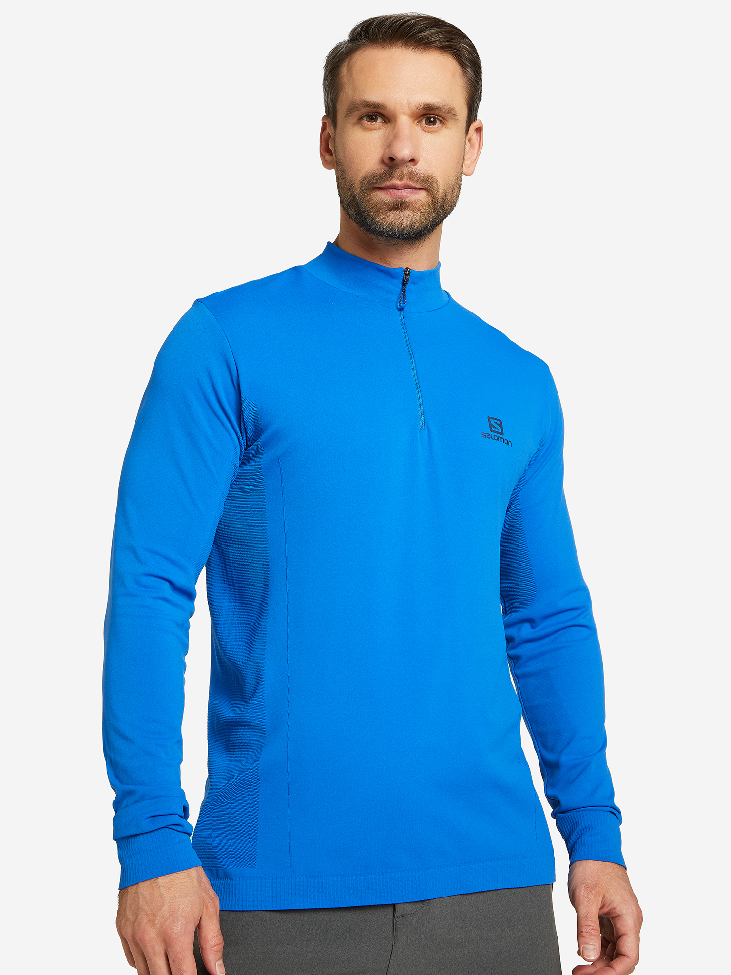 

Лонгслив мужской Salomon Explore Seamless, Синий