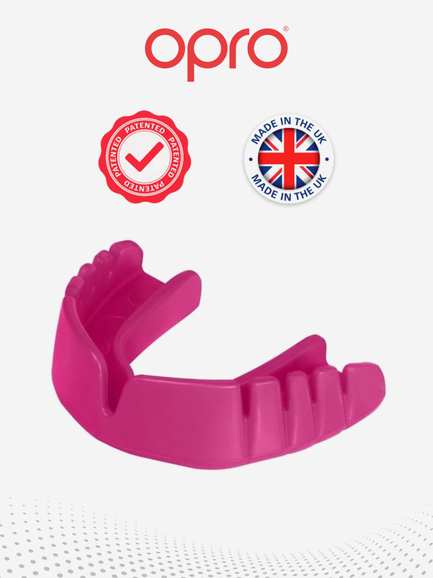 Изображение товара Боксерская капа взрослая OPRO Snap-Fit Pink защитная для зубов