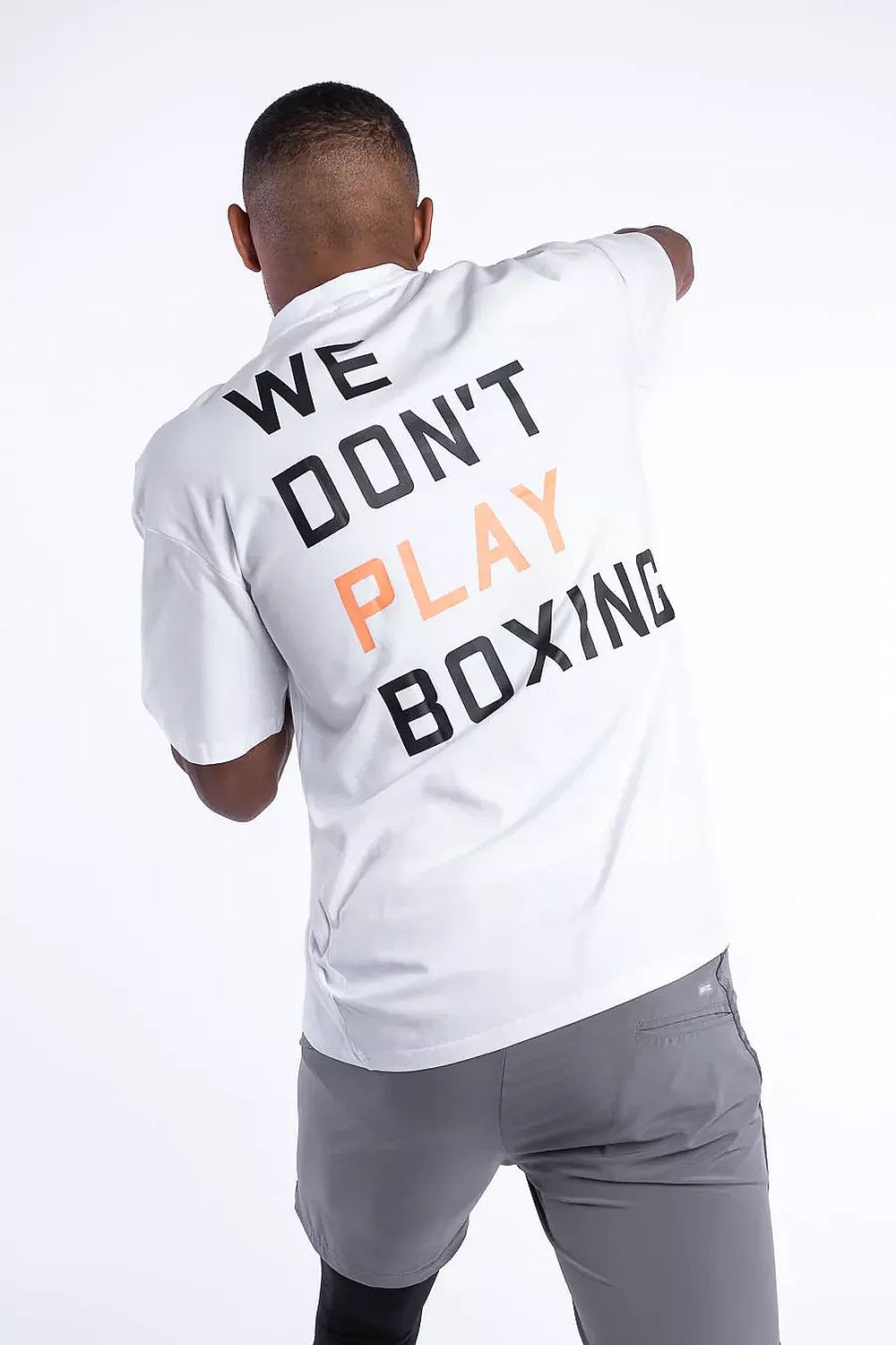 Футболка Boxraw We Don't Play Boxing, Белый