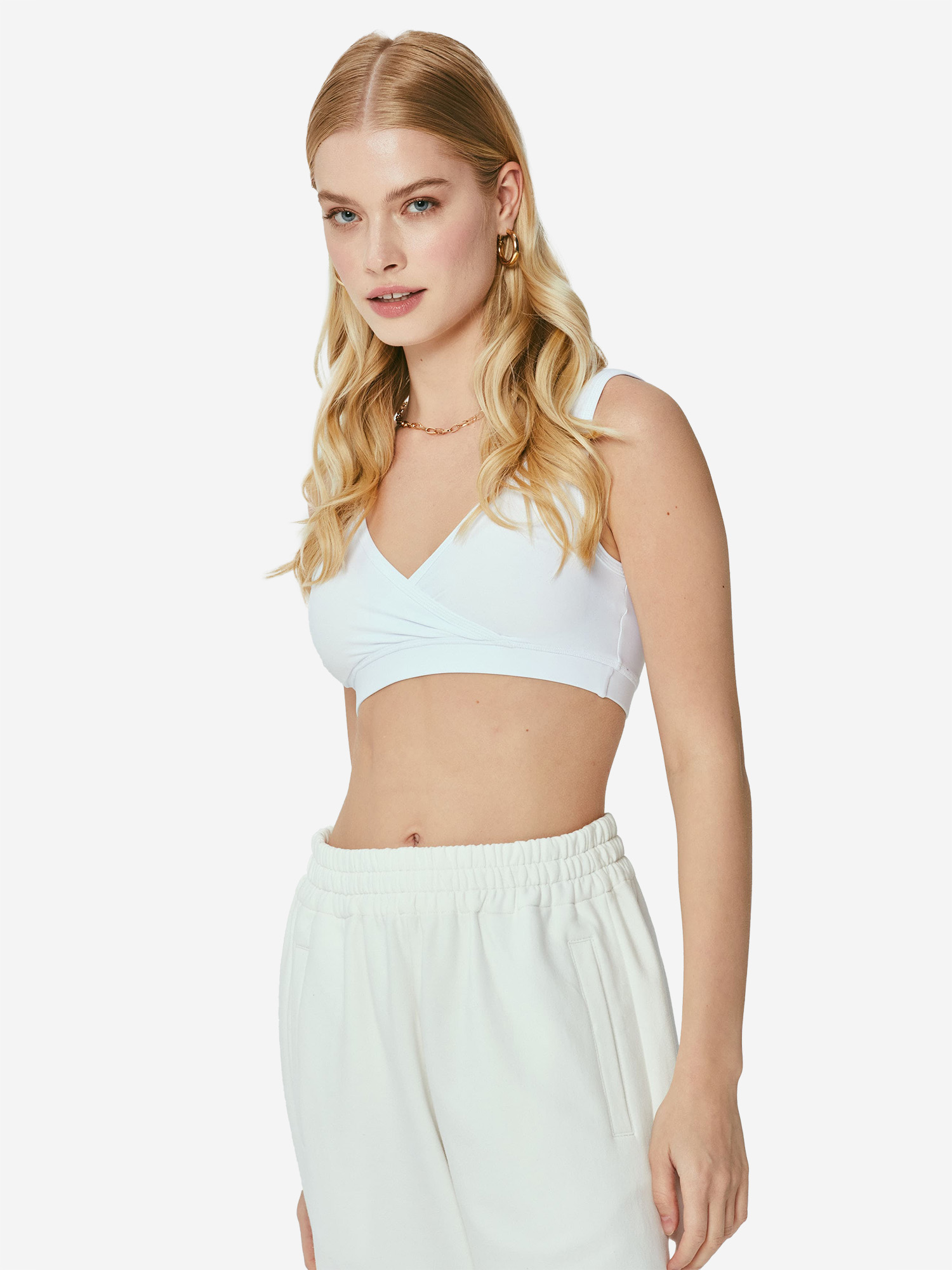 

Топ-бра женский SPORT ANGEL "NECKLINE", Белый