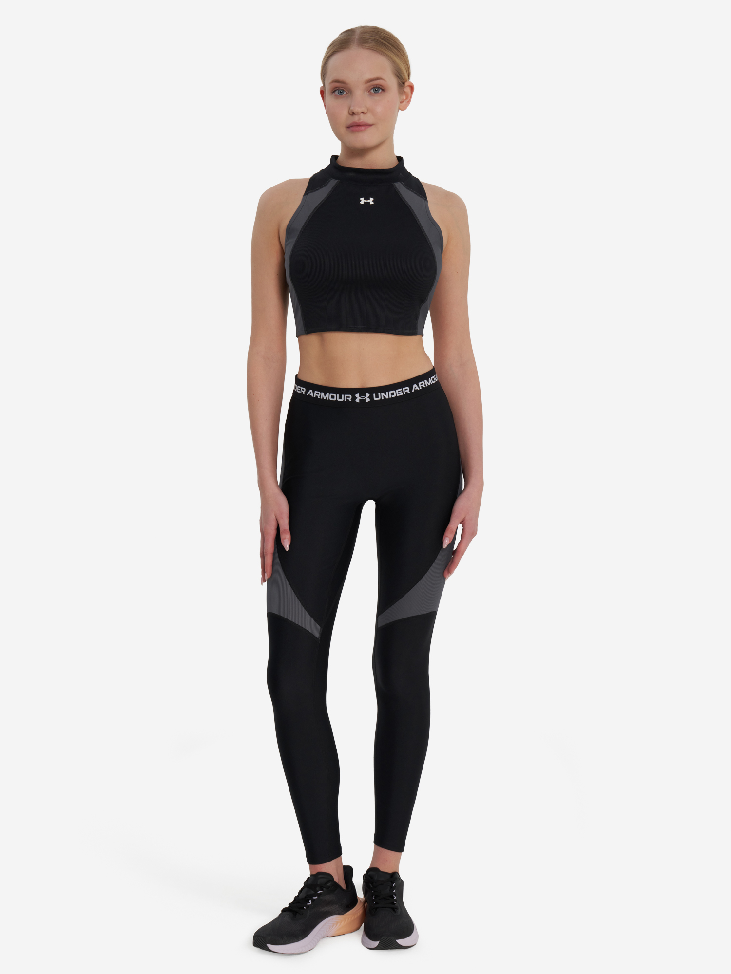 фото Топ бра спортивный under armour, черный