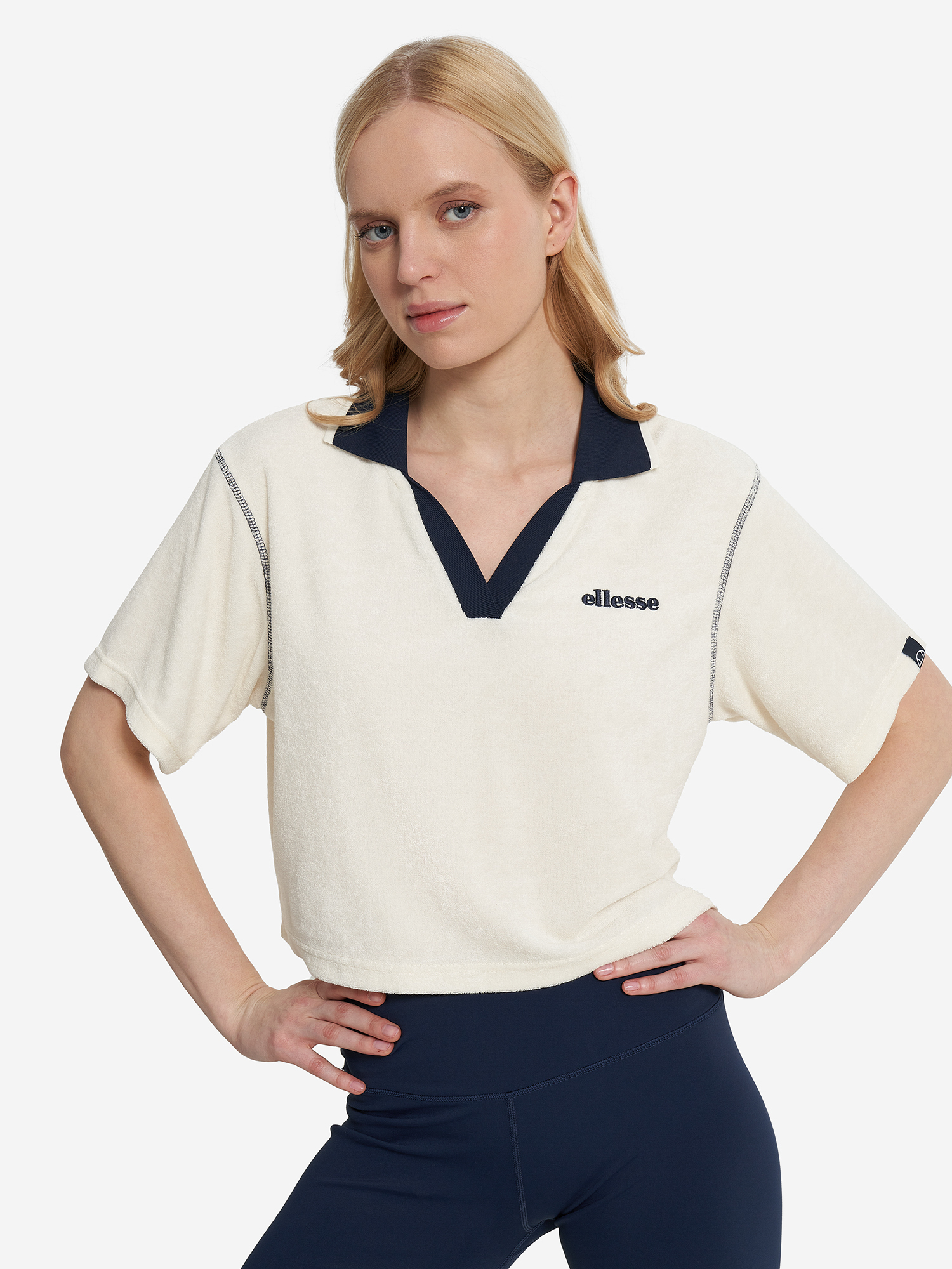фото Поло женское ellesse valeti, бежевый