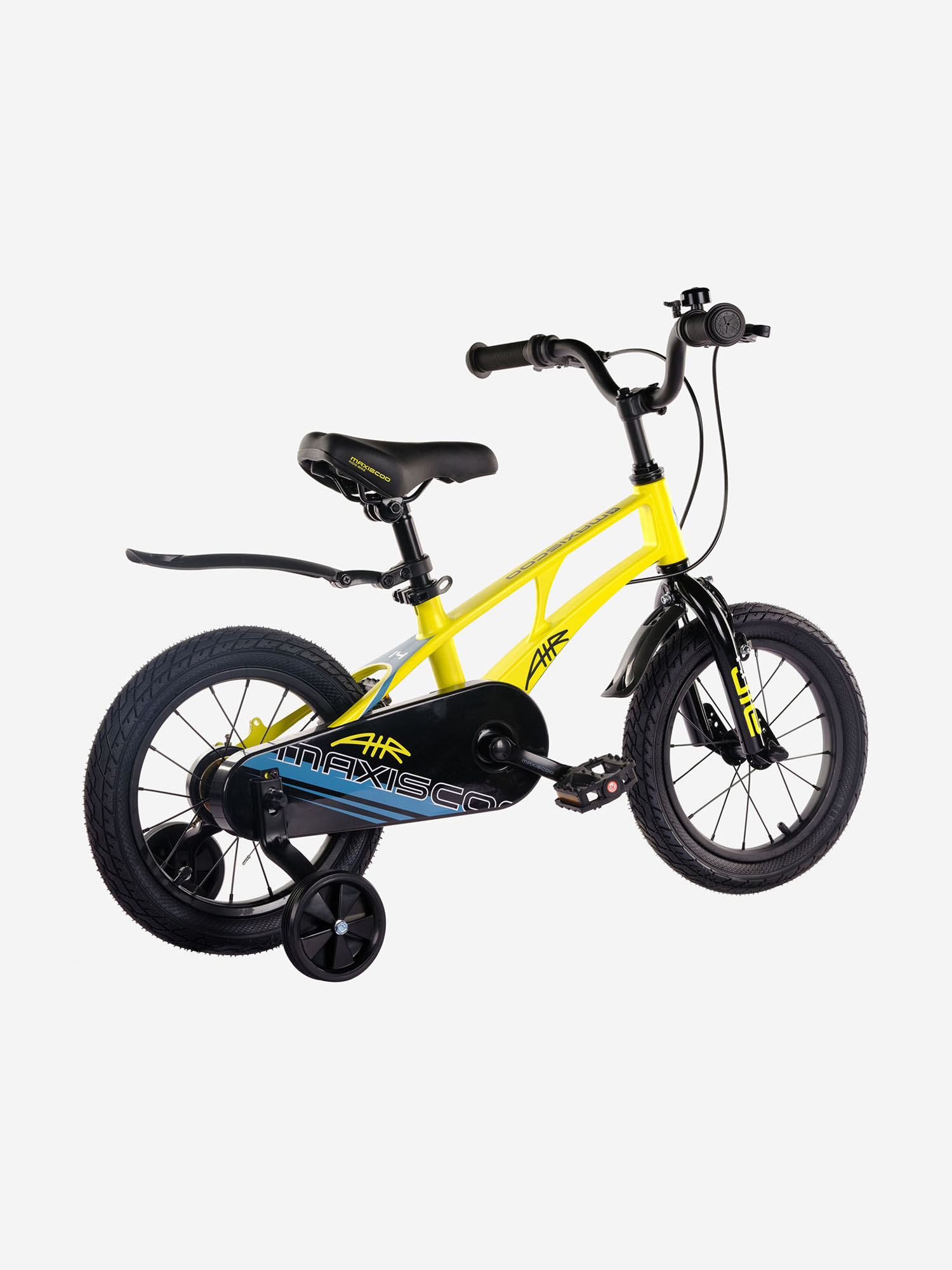 фото Велосипед для мальчиков maxiscoo air standart plus 14", желтый