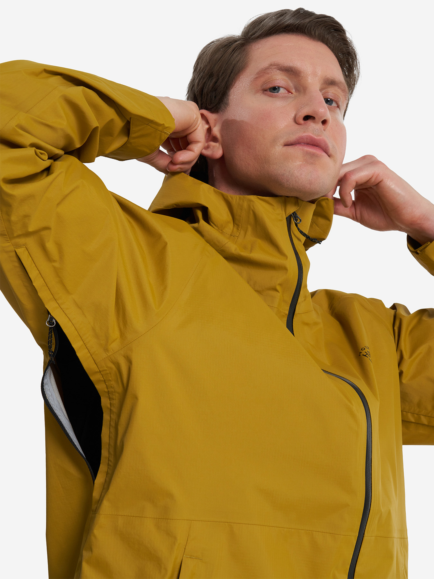 Куртка мембранная мужская Mountain Hardwear Threshold Jacket, Желтый 2093511MHW-256, размер RUS 50-52 | EUR L - фото 9