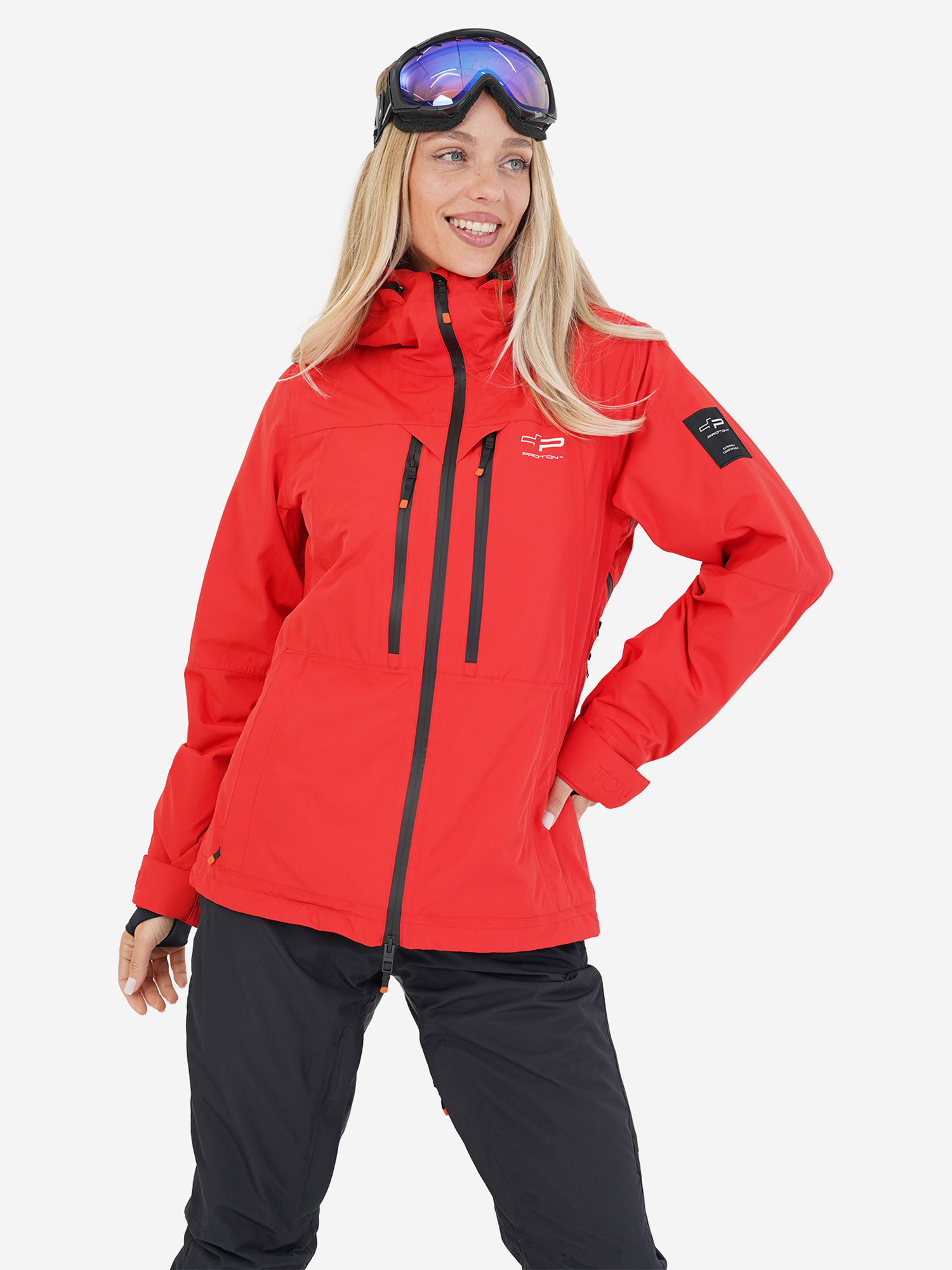 Изображение товара Женская горнолыжная куртка Proton ROSSO CORSO красная мембранная зимняя