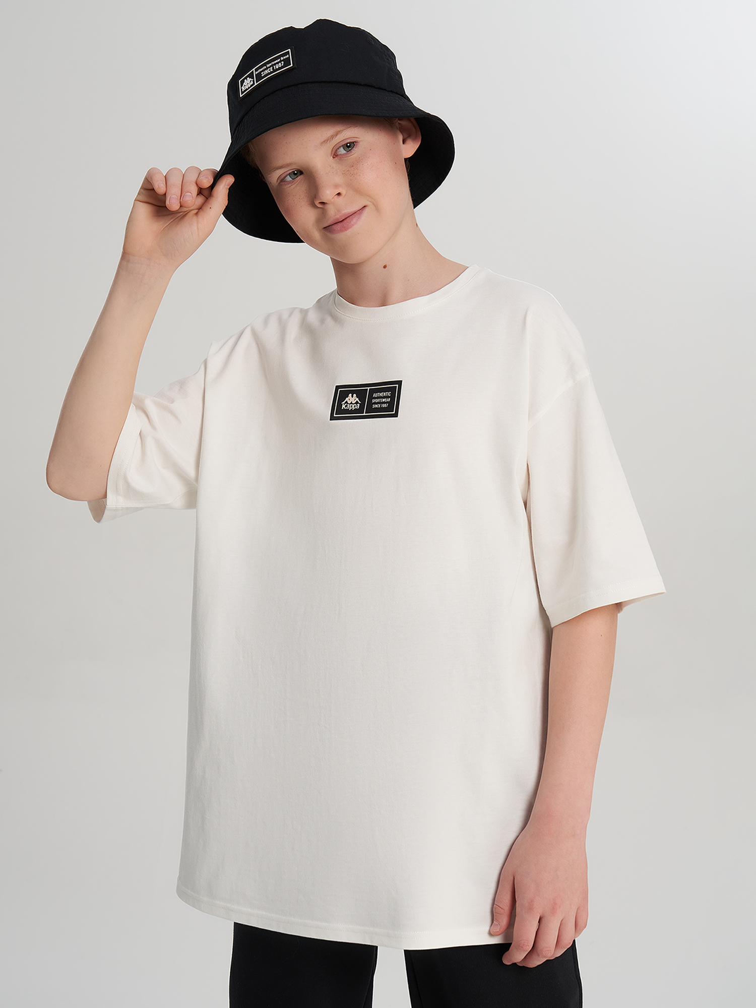 Изображение товара Футболка Kappa 142297KAP-01 Свободный крой 100% хлопок