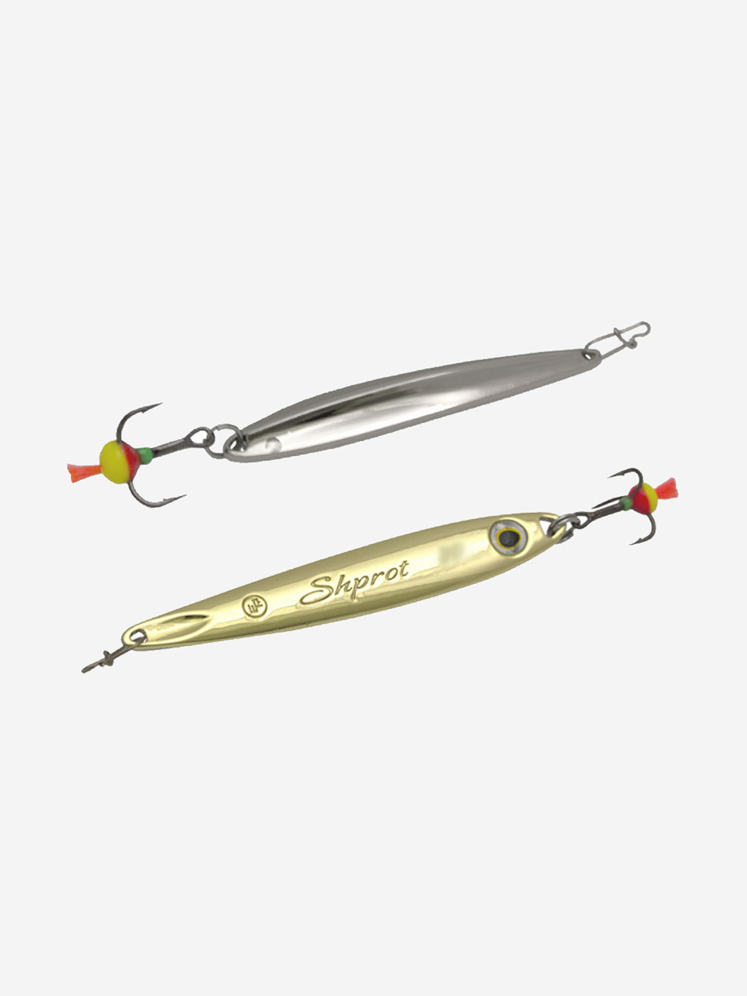 

Блесна для рыбалки ECOPRO Shprot 110 mm 26г S/G, вертикальная, Серебряный