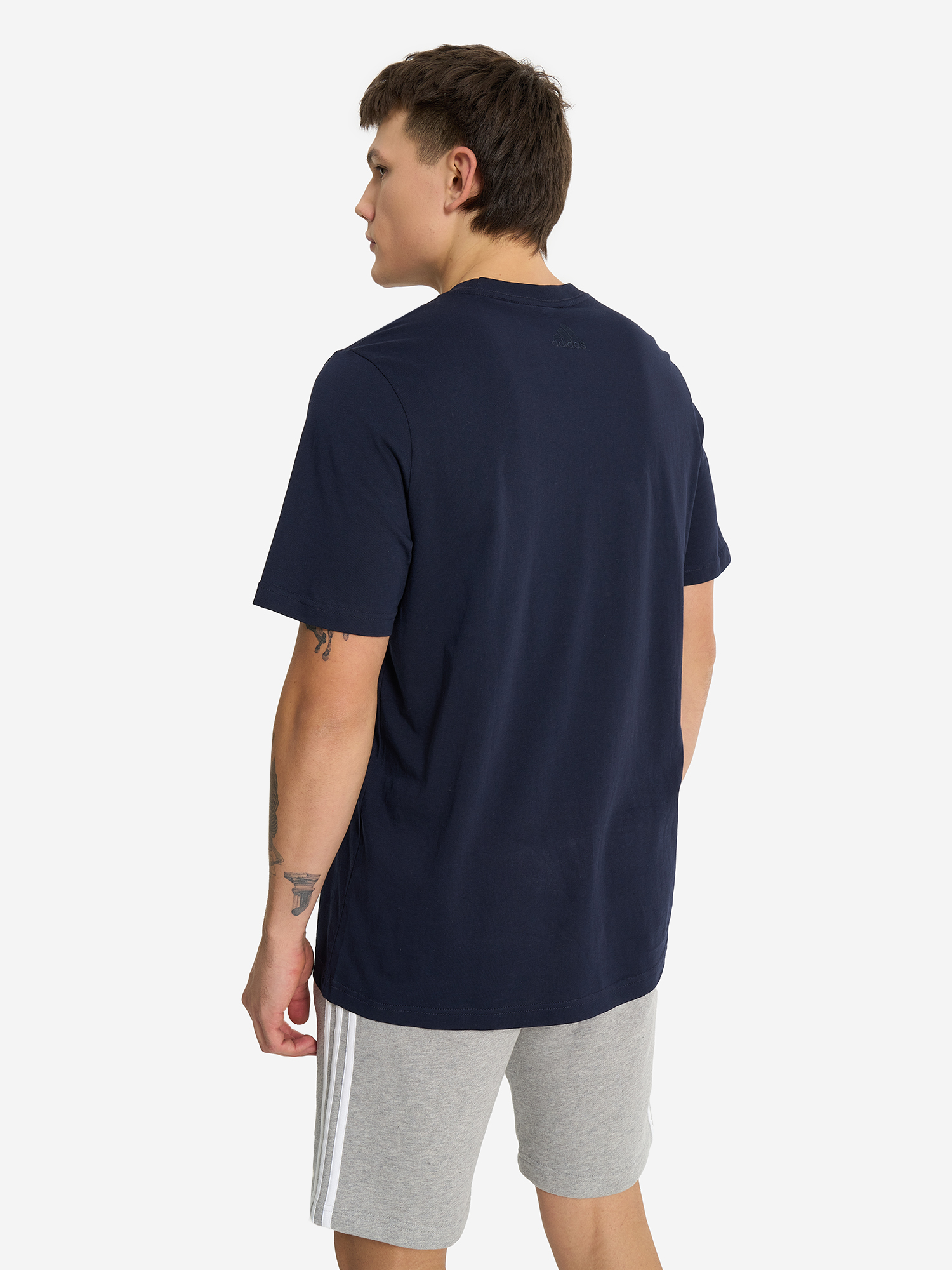 фото Футболка мужская adidas lin, синий