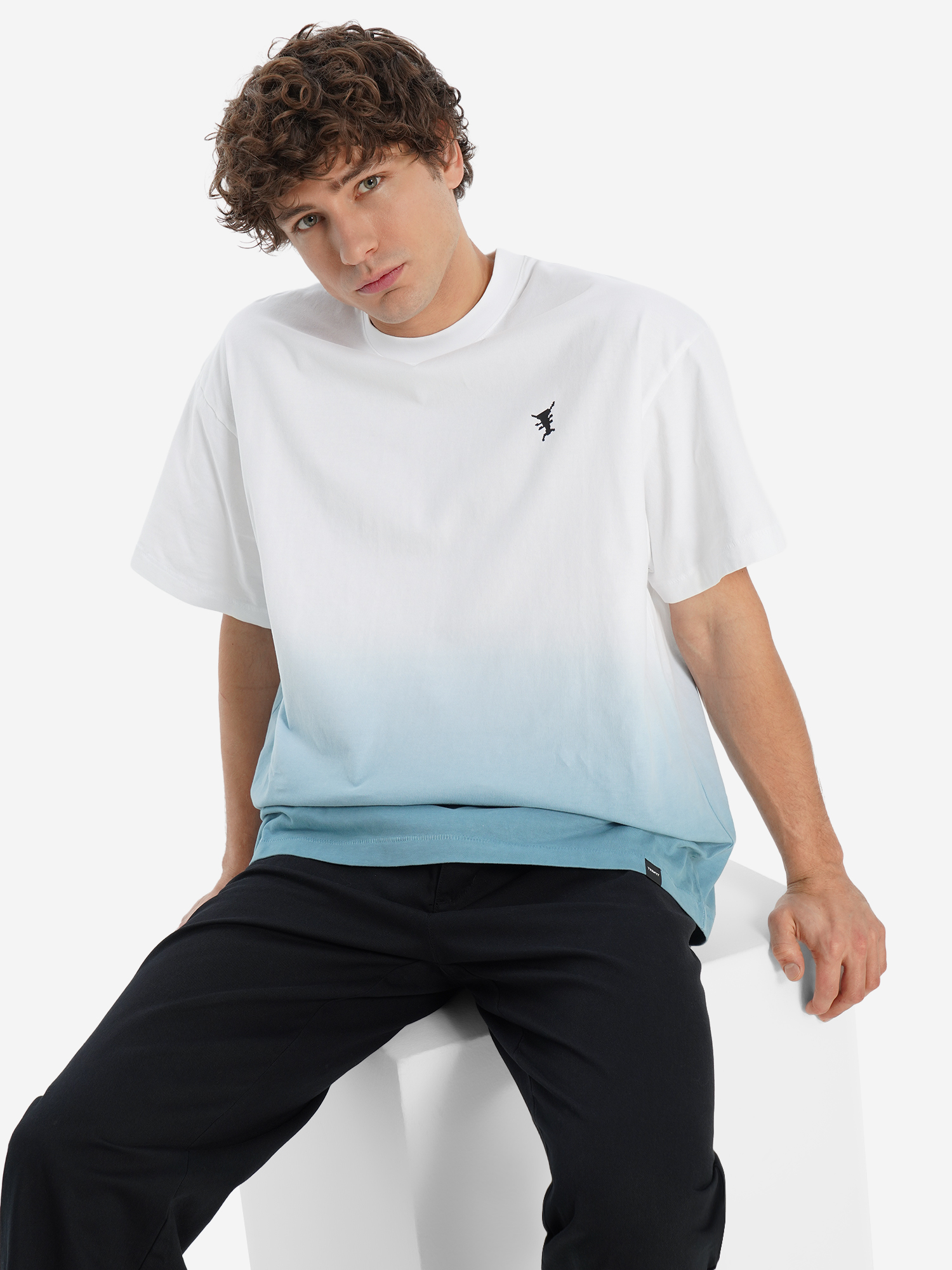 Футболка мужская оверсайз Termit, белый, арт. 142519trt-00