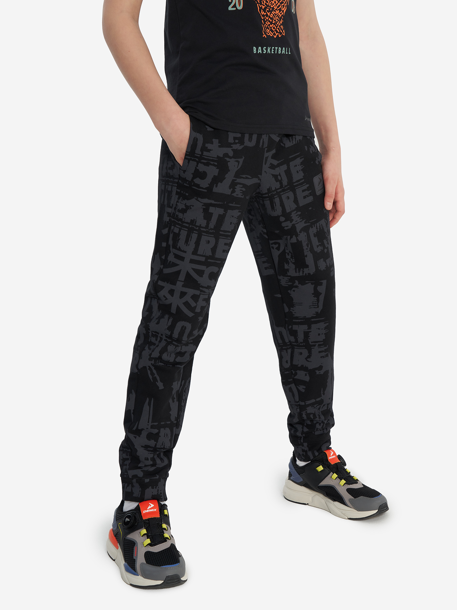 Брюки Demix для мальчиков, черный, арт. 33927