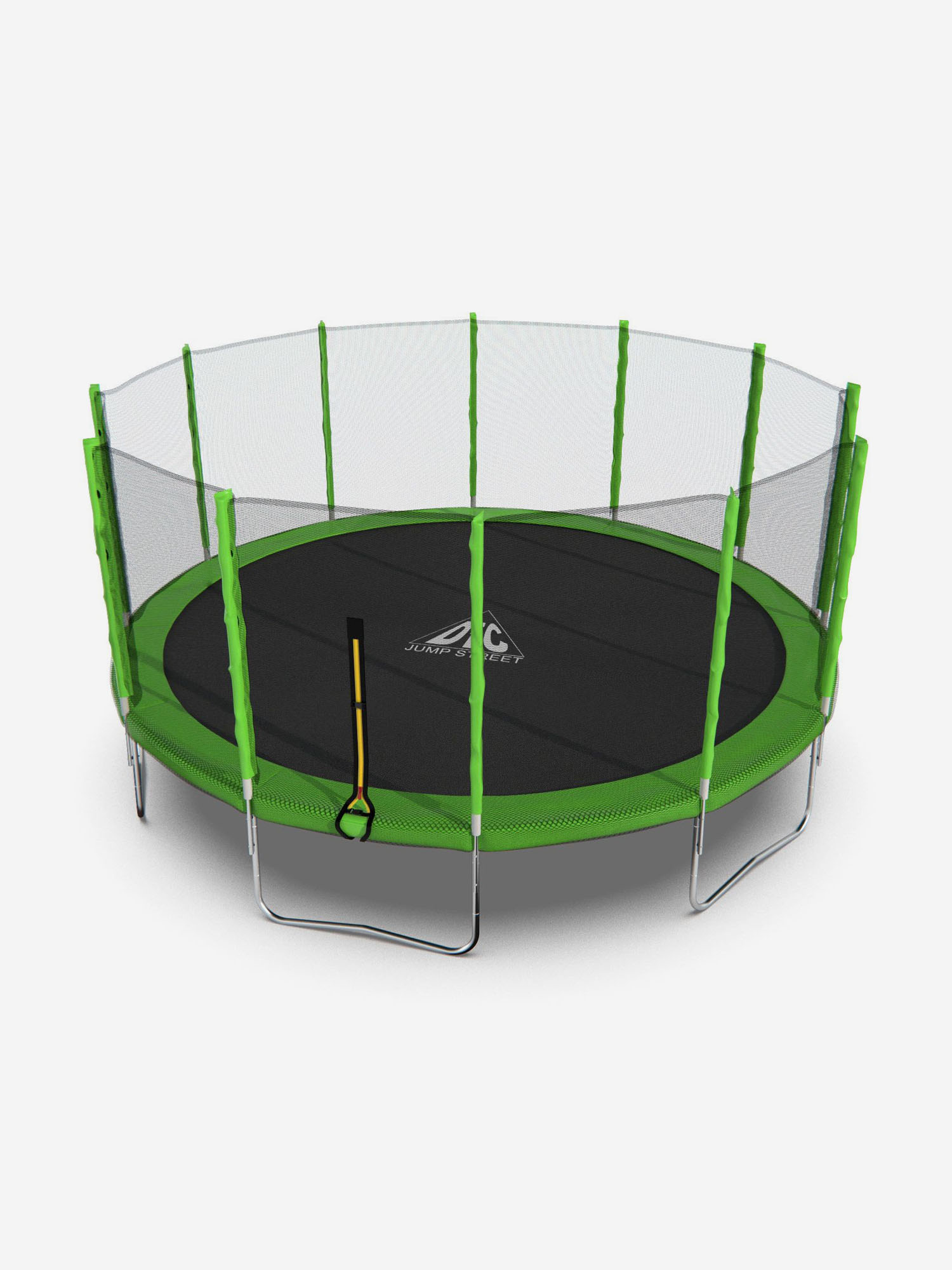 

Батут DFC Trampoline Fitness с сеткой 16ft, Зеленый