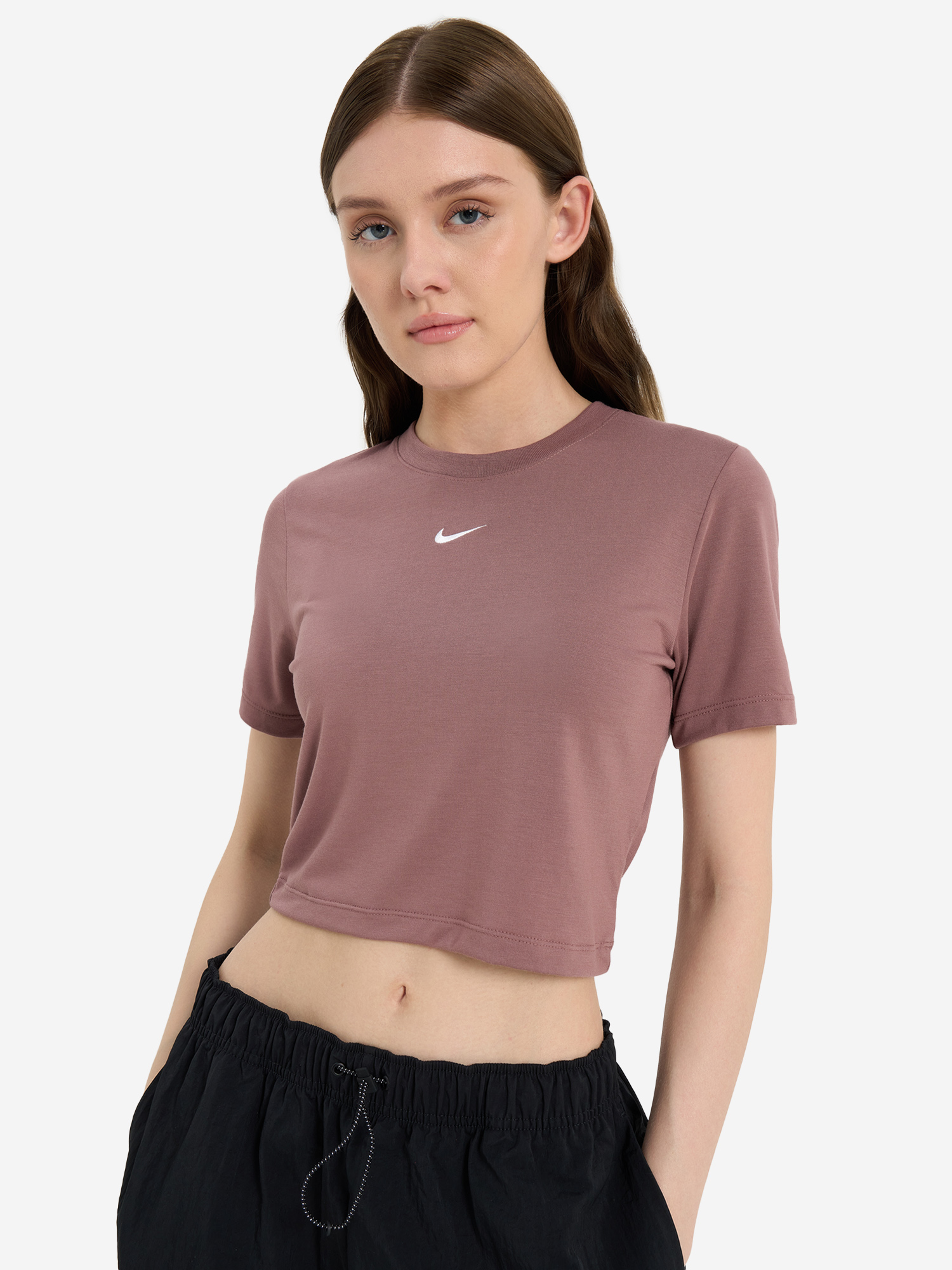 Футболка женская Nike Essential, Коричневый FB2873N06-208, размер RUS 42-44 - фото 2