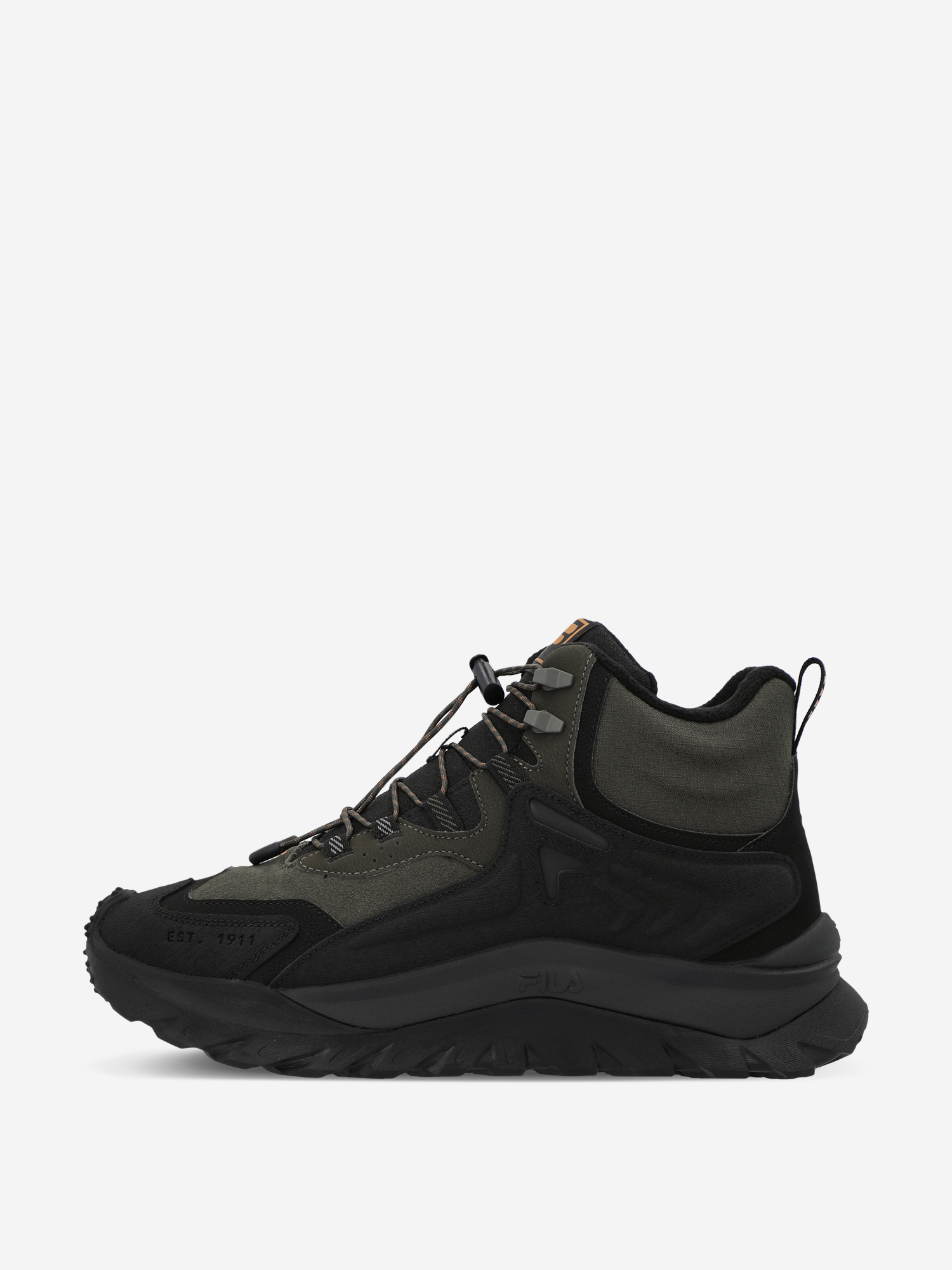 Изображение товара Утепленные мужские кроссовки FILA Bounder Черный зеленый зимние высокие