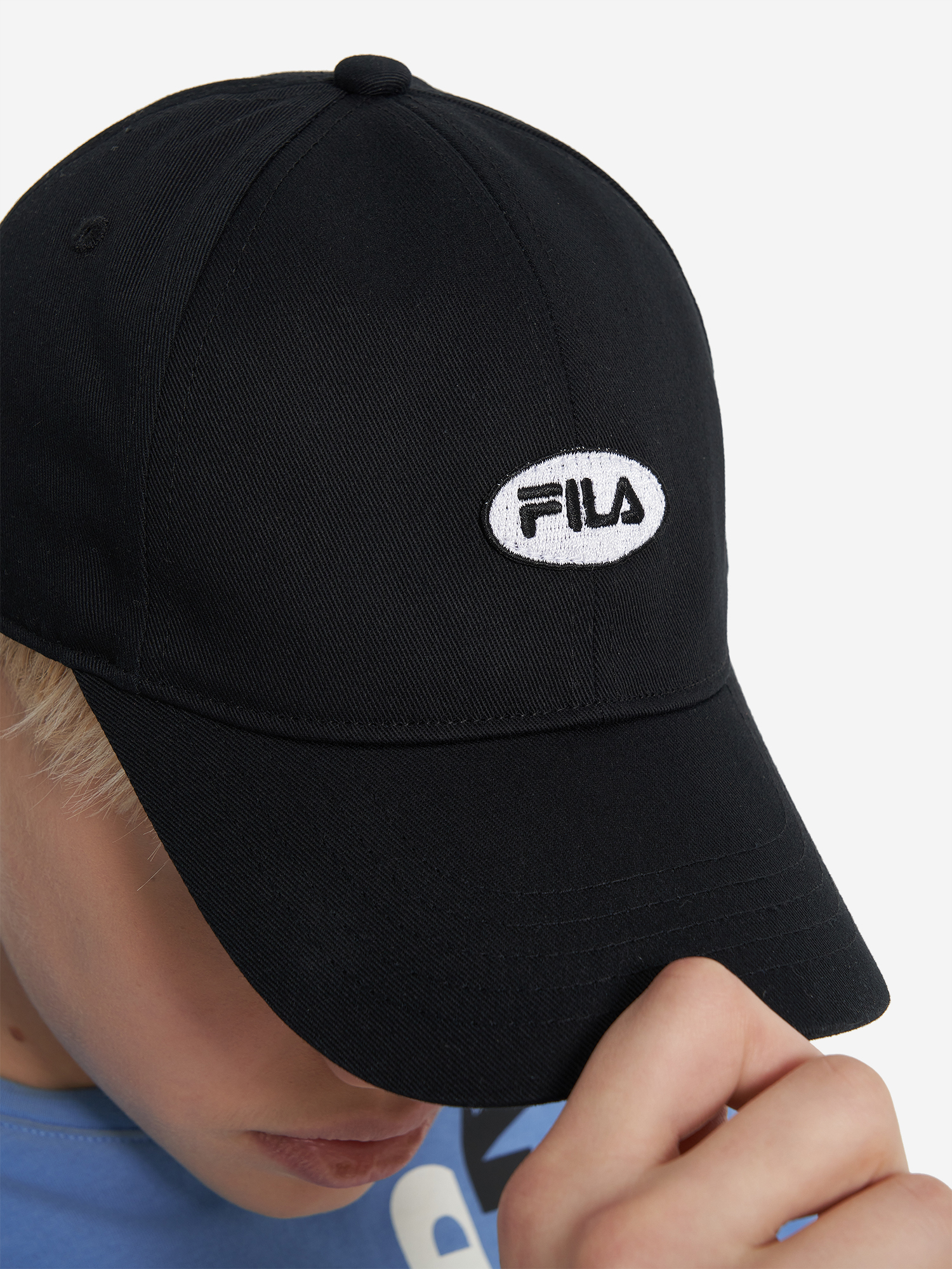 фото Бейсболка для мальчиков fila, черный