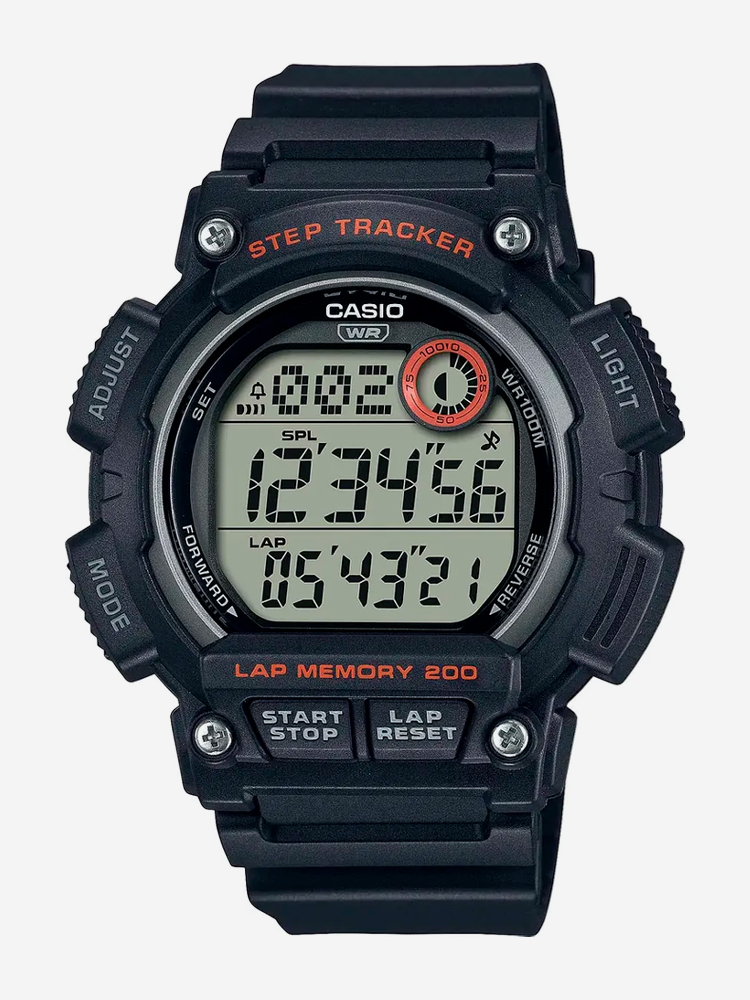

Наручные часы Casio Collection WS-2100H-1A, Черный