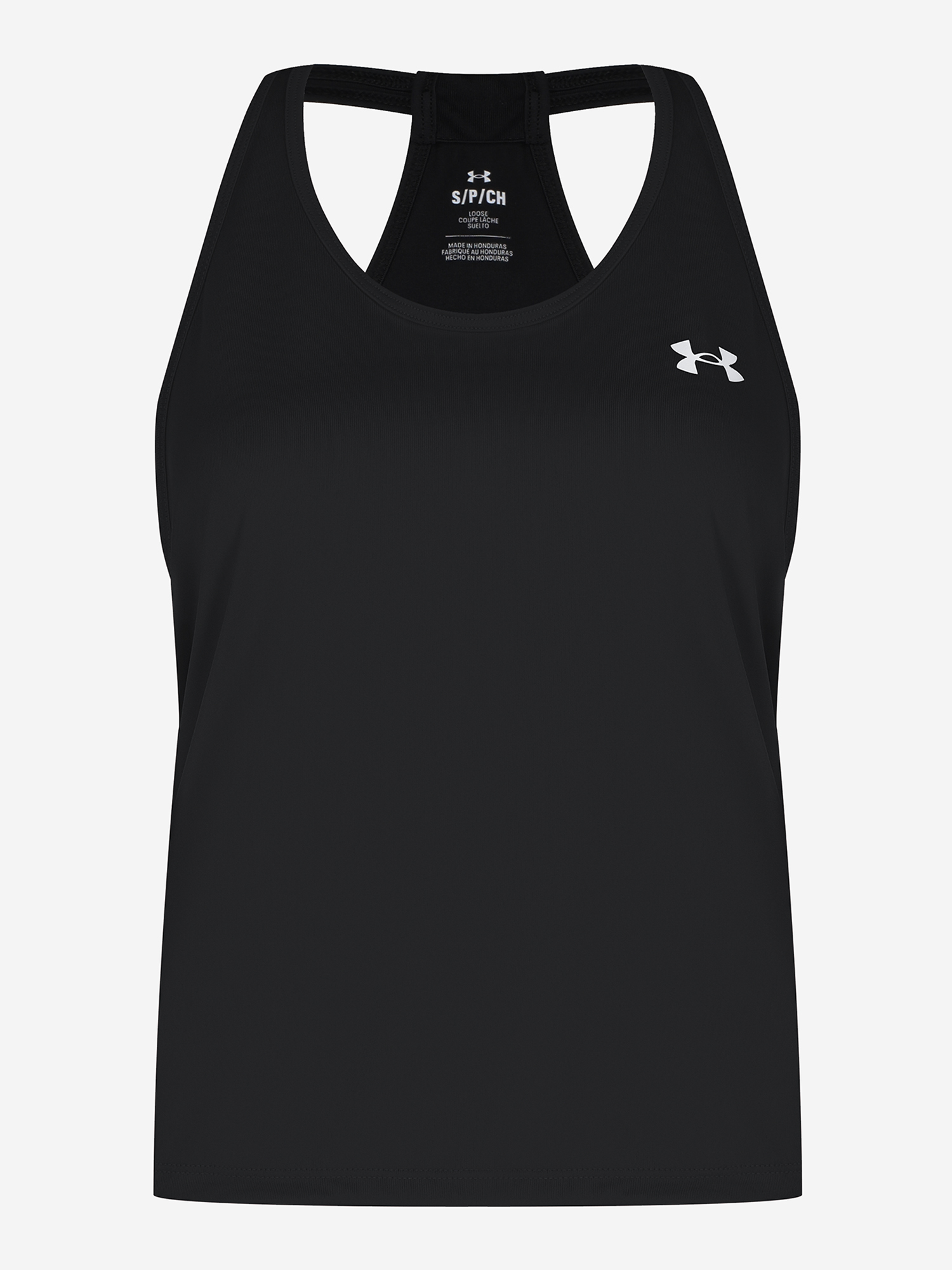 фото Майка женская under armour tech swing tank, черный