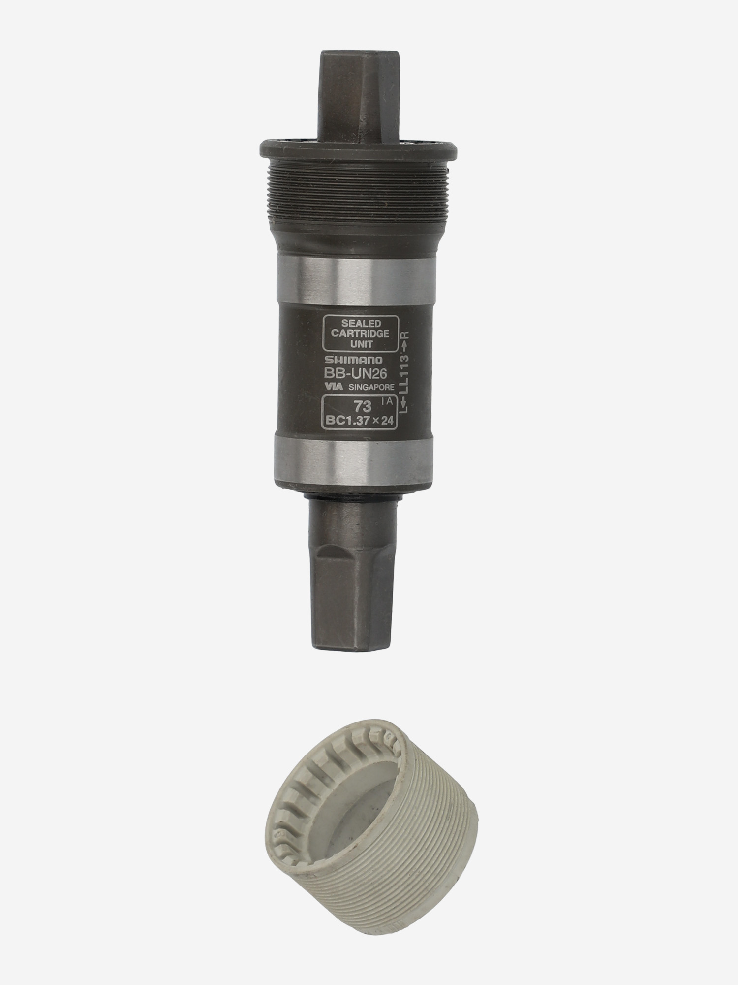 

Каретка для велосипеда Shimano BB-UN26 BC 1.37x24TPI, Черный