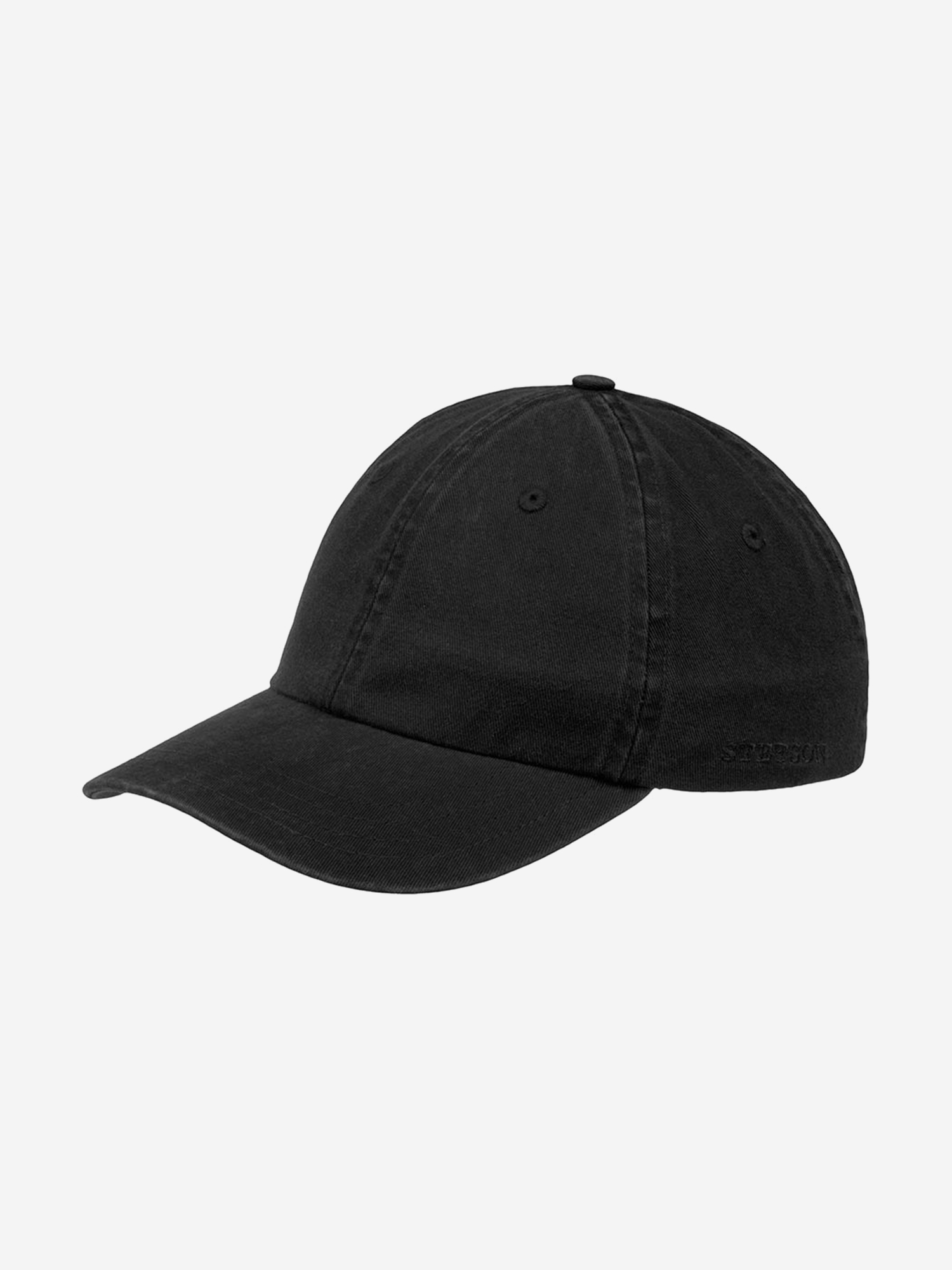 Бейсболка STETSON 7711101 BASEBALL CAP COTTON (черный), Черный