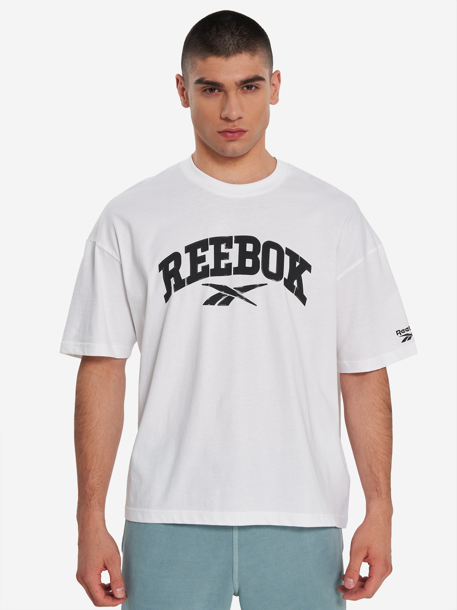 фото Футболка мужская reebok paul, белый