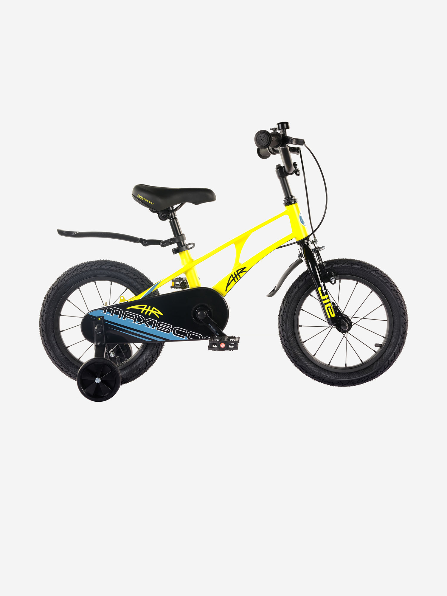 фото Велосипед для мальчиков maxiscoo air standart plus 14", желтый