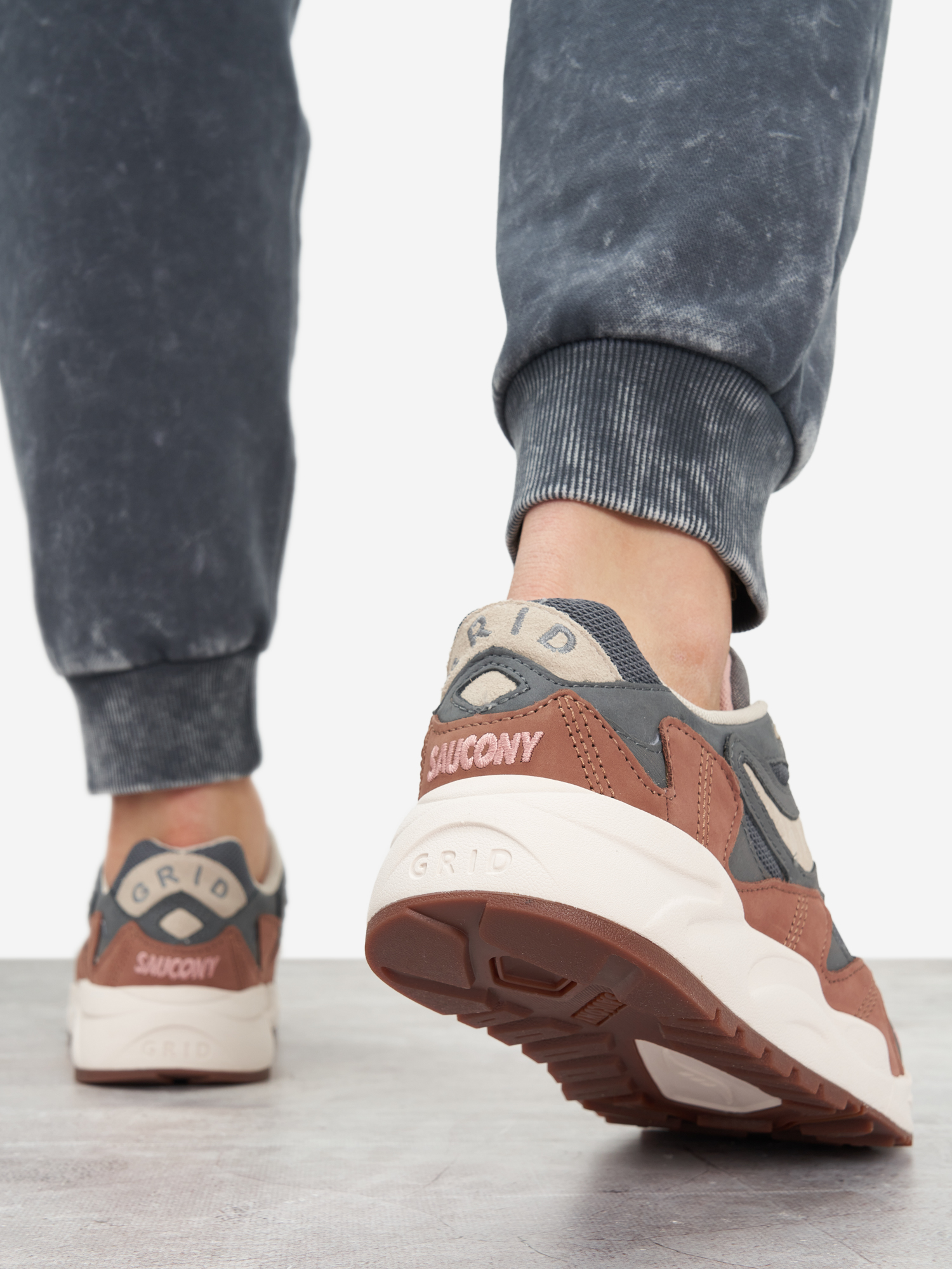 Кроссовки мужские Saucony Grid Shadow 2, Серый Вид№10