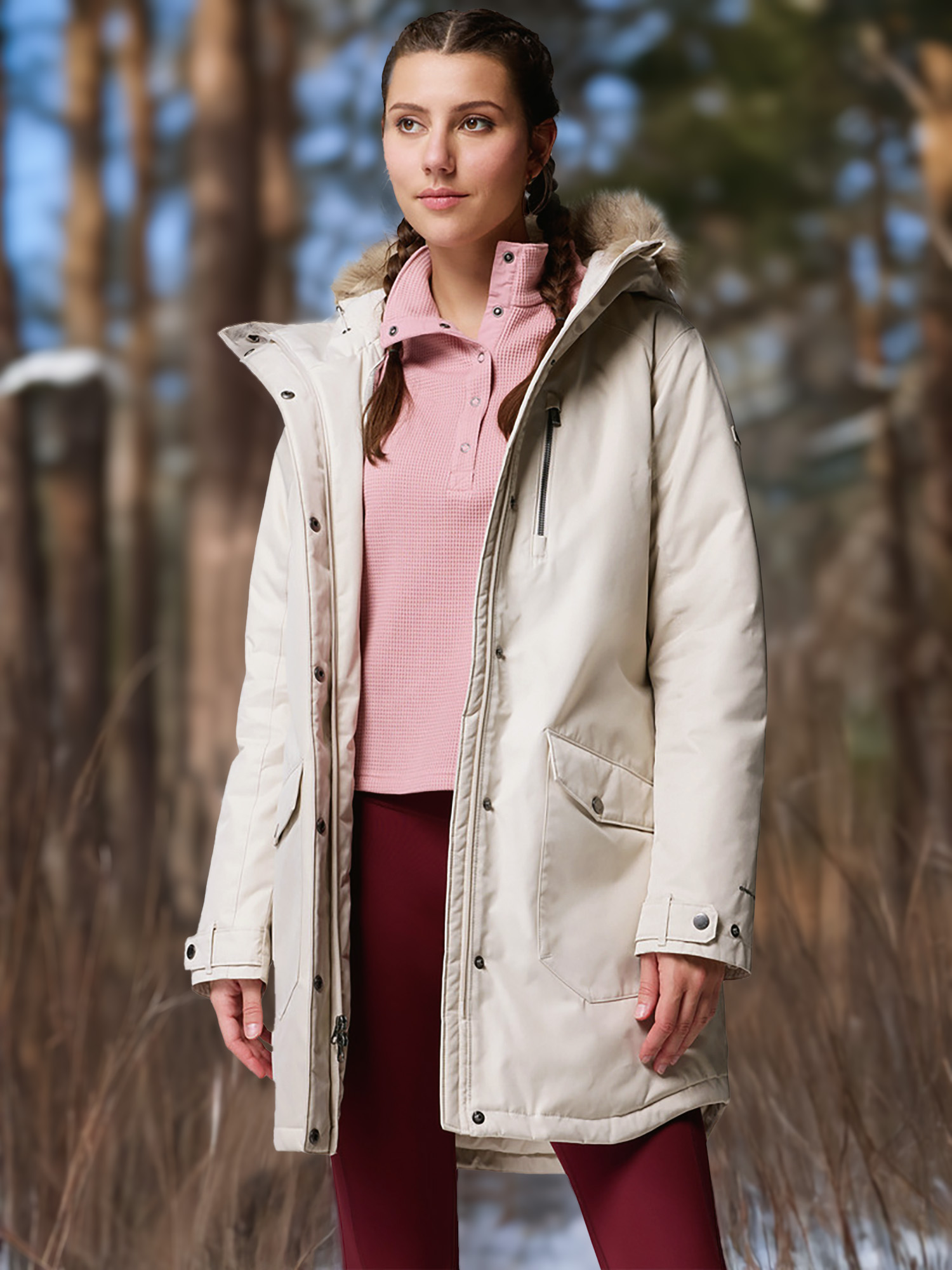 

Парка женская Columbia Suttle Mountain Long Insulated Jacket, Бежевый