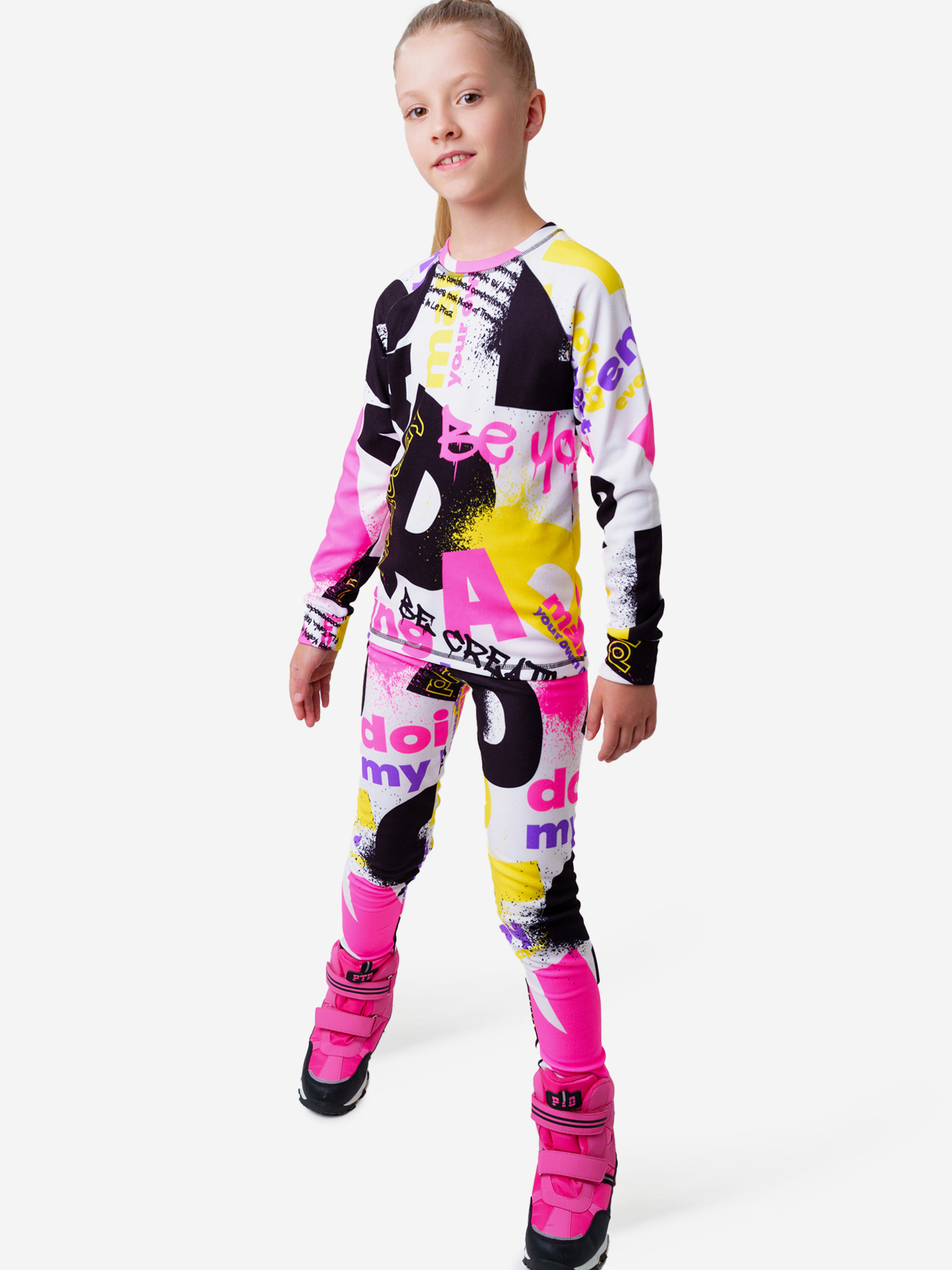 Изображение товара Термокомплект для девочек PlayToday зимний для горных лыж и походов