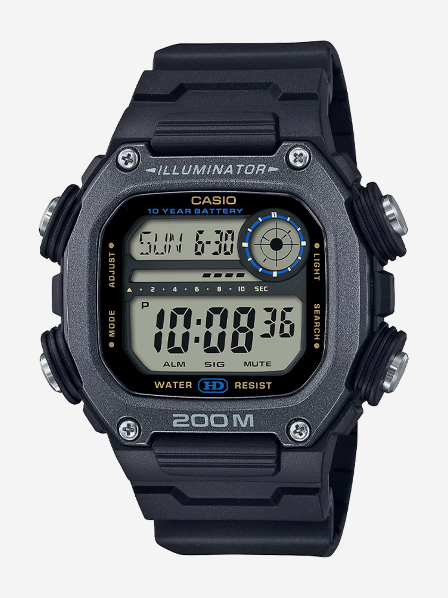 Изображение товара Спортивные часы CASIO G-SHOCK DW-291HX-1A, Черный/серый