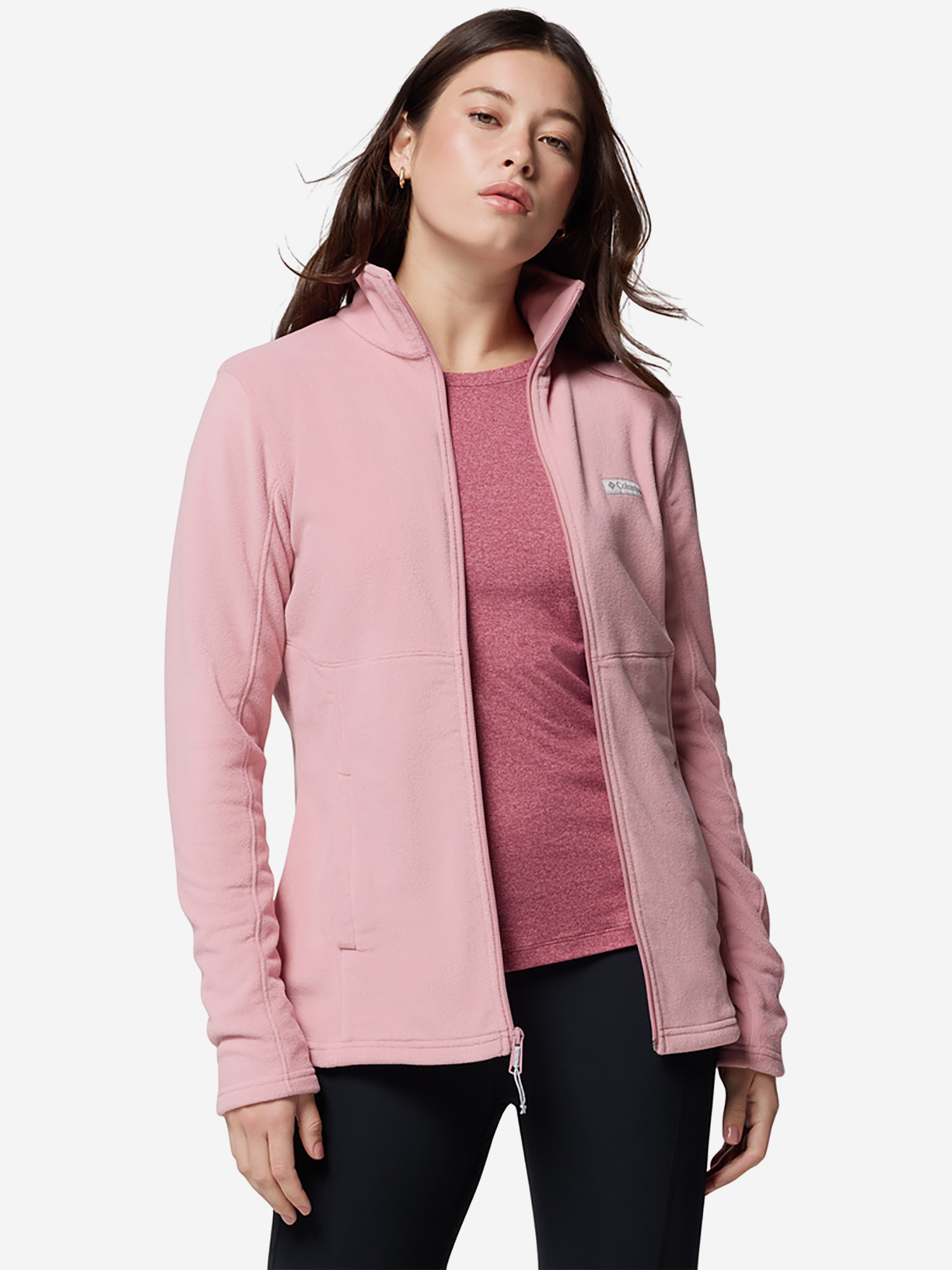 

Джемпер флисовый женский Columbia Basin Trail III Full Zip, Розовый