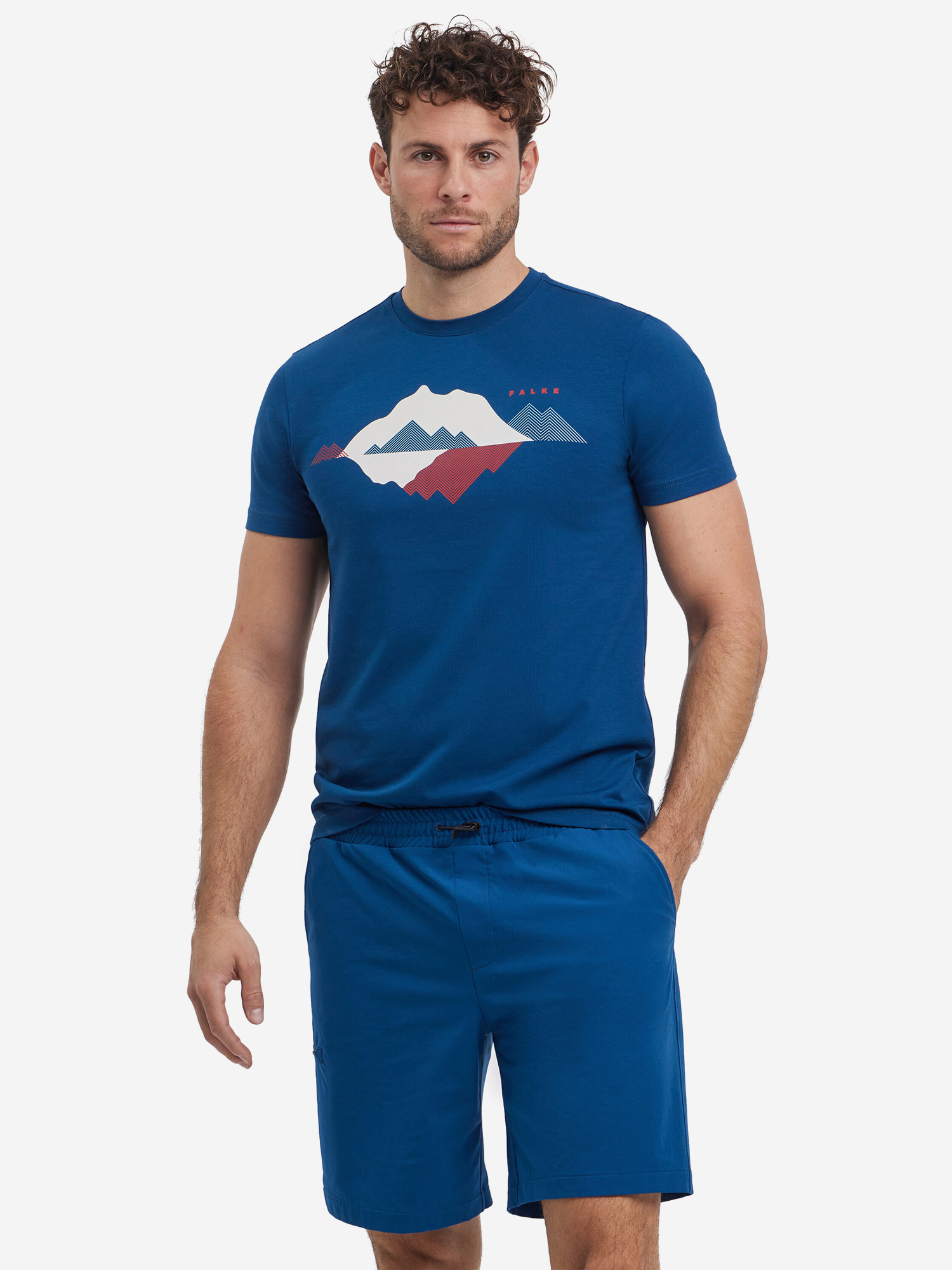

Мужская спортивная футболка FALKE, Синий