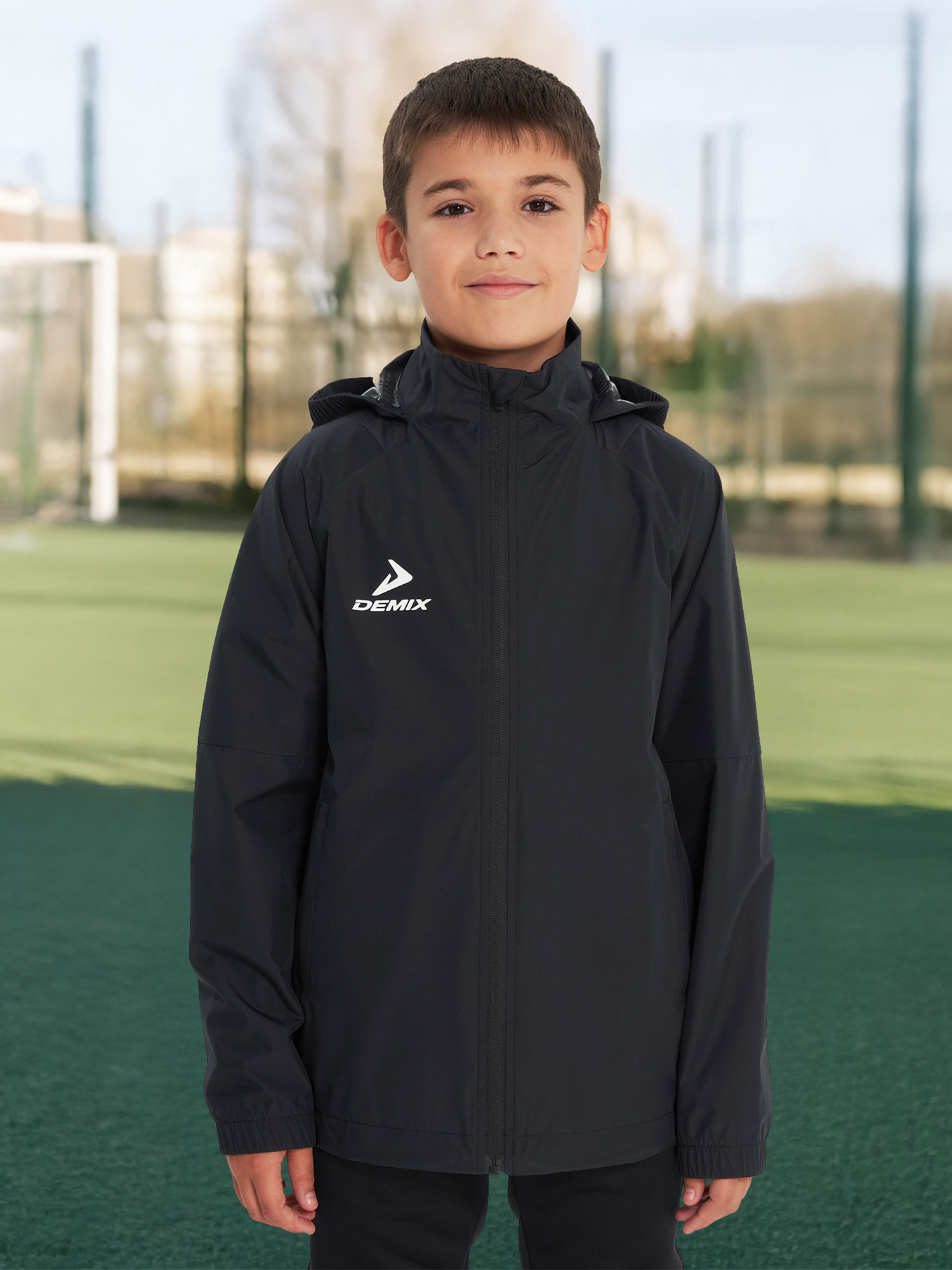 Ветровка Demix Midfielder для мальчиков, черный, арт. 24984