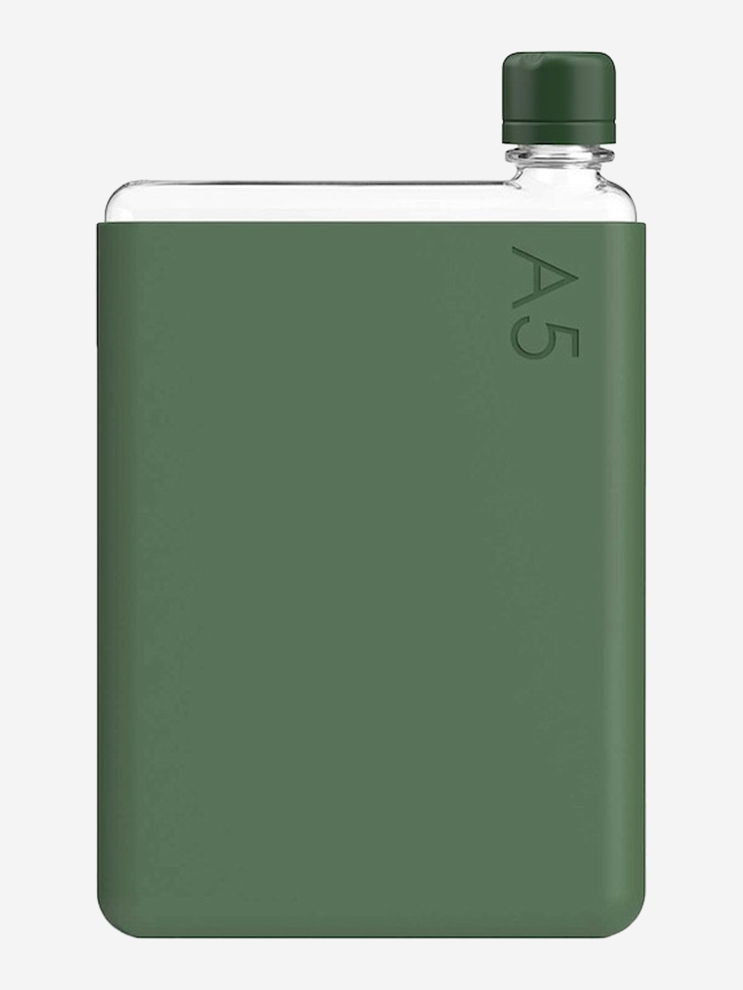 Изображение товара Memobottle A5 зеленая бутылка с силиконовым чехлом