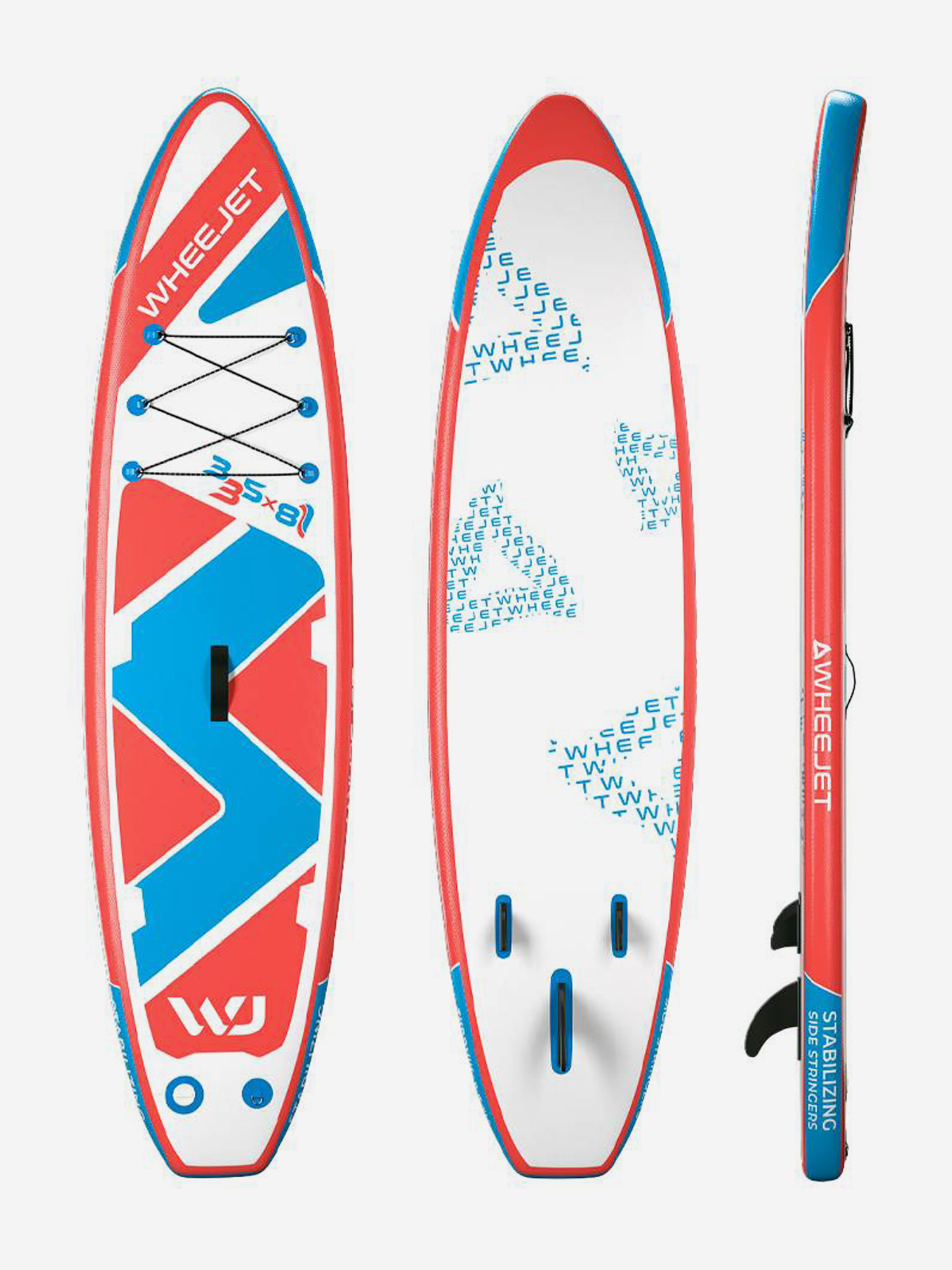 

Надувная SUP доска WheeJet CORAL 11'0", Красный