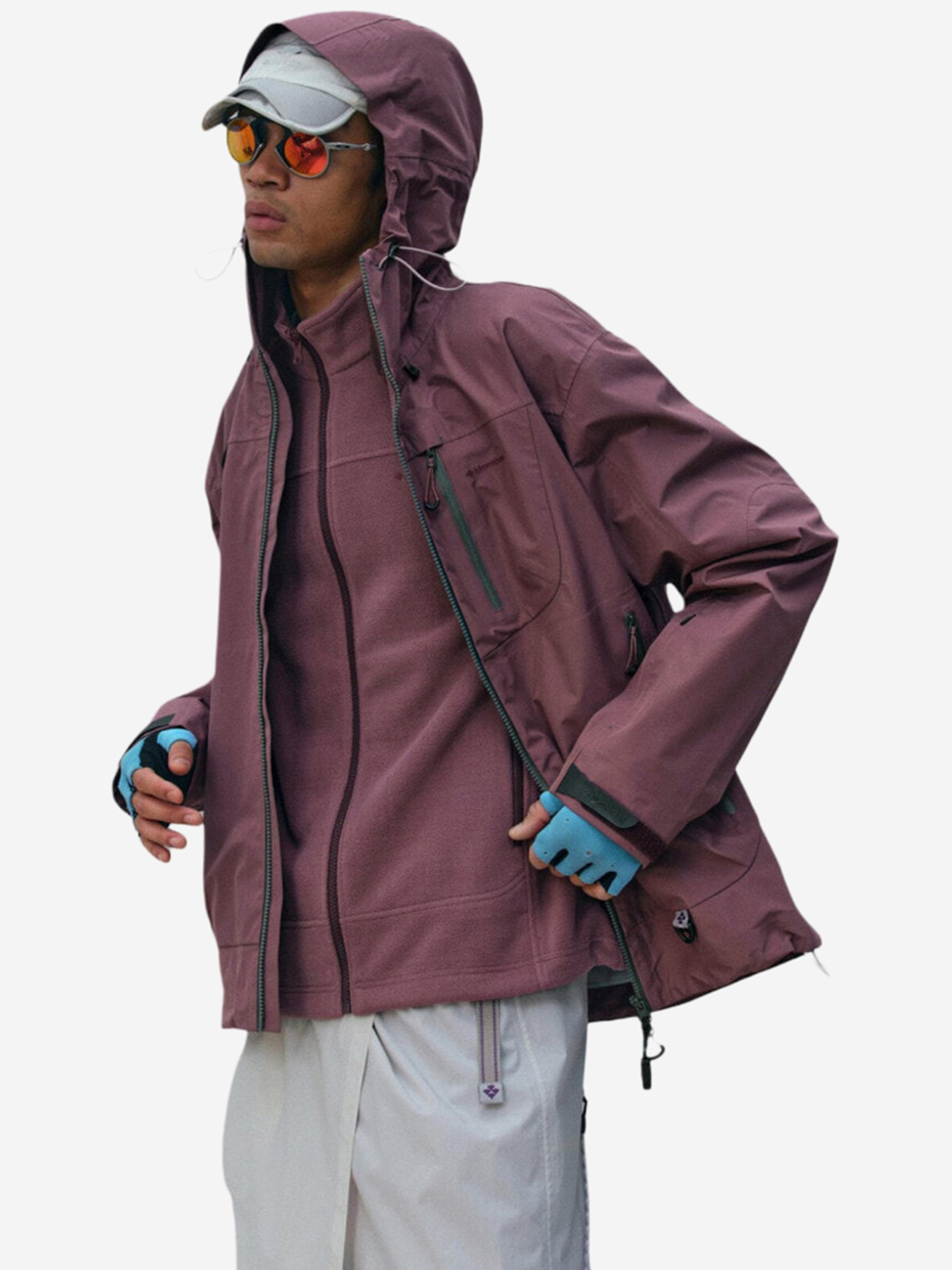Изображение товара Куртка унисекс Nothomme 24W003 WINDBREAKER, Фиолетовый