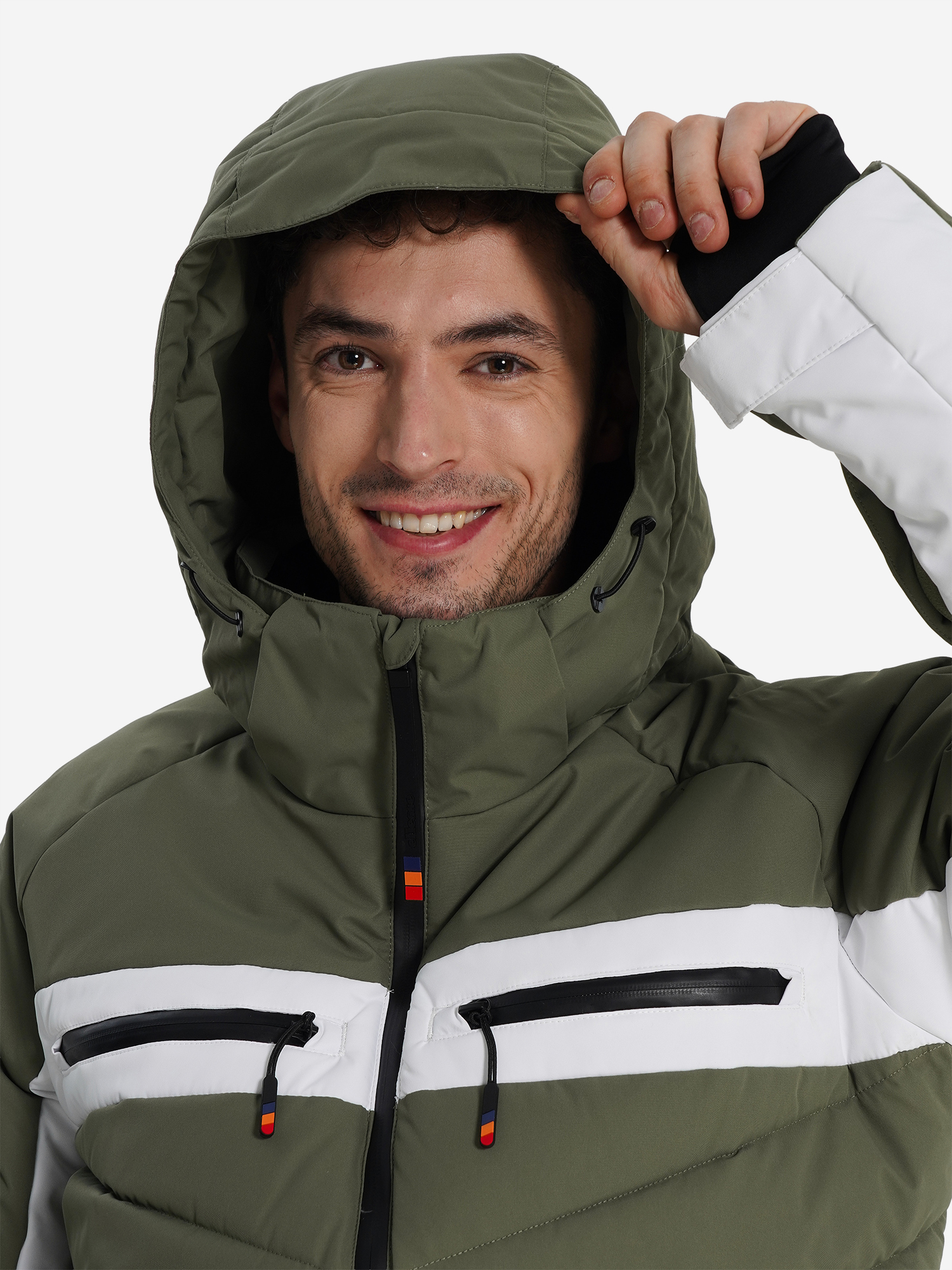 фото Куртка утепленная мужская ellesse, зеленый