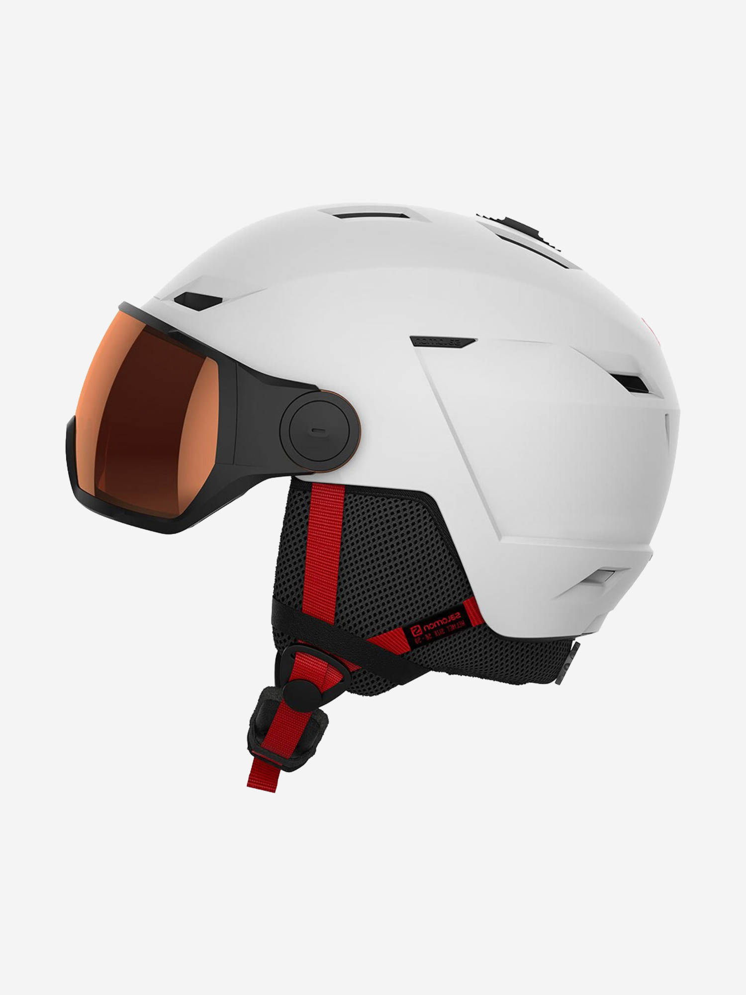 Изображение товара Горнолыжный шлем с визором Salomon Pioneer LT Visor Rental Белый Cat. 2 Изображение товара Горнолыжный шлем с визором Salomon Pioneer LT Visor Rental Белый Cat. 2