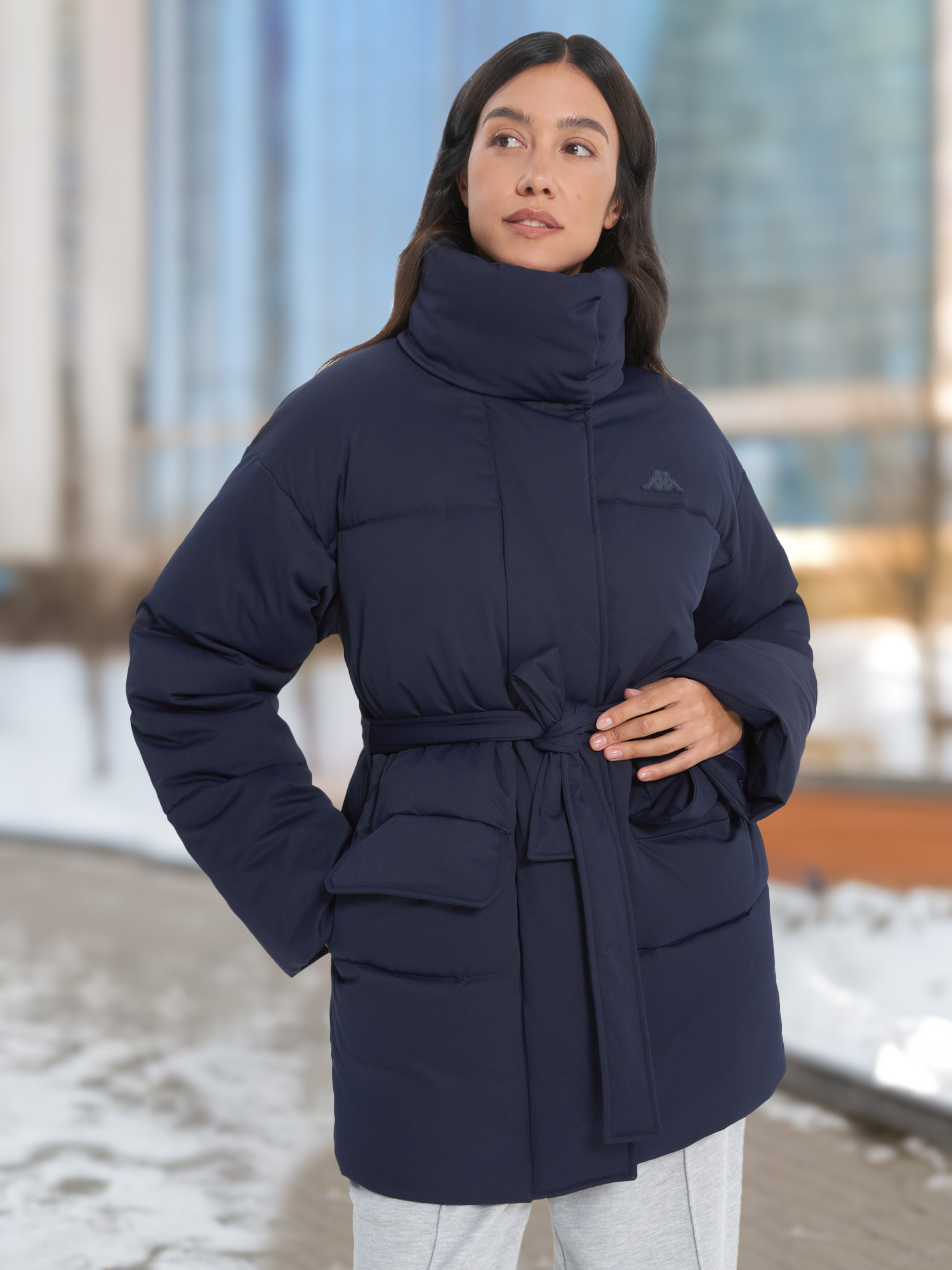 Пуховик женский Robe di Kappa, синий, арт. 136901r2y-m1