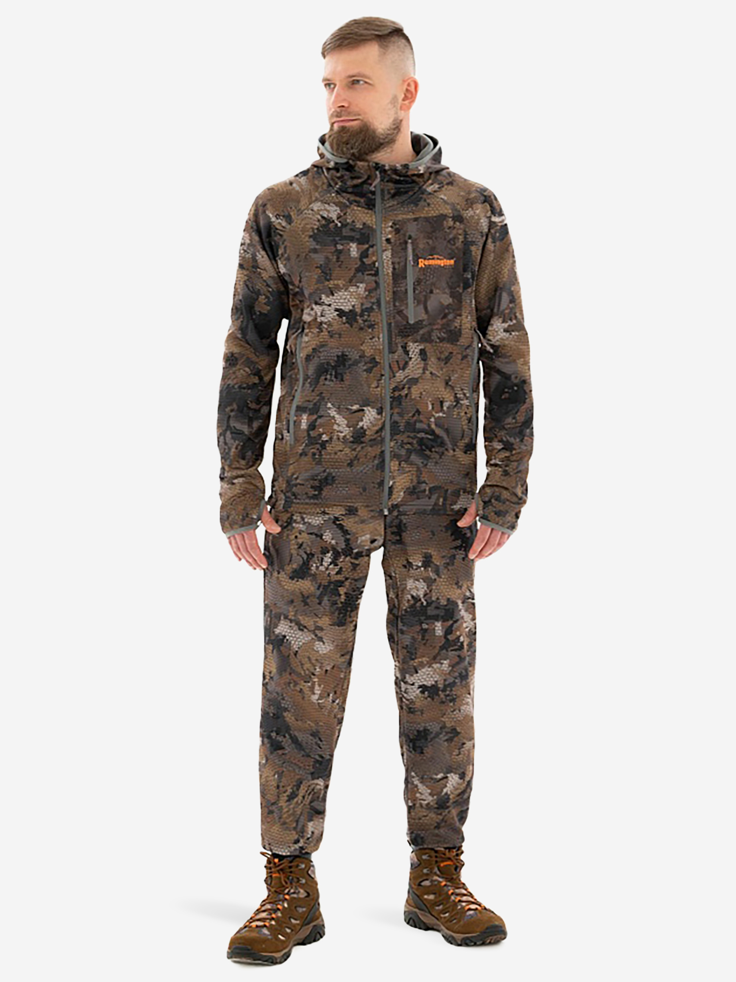 Изображение товара Костюм мужской для охоты и рыбалки Remington Oreo Timber демисезонный коричневый